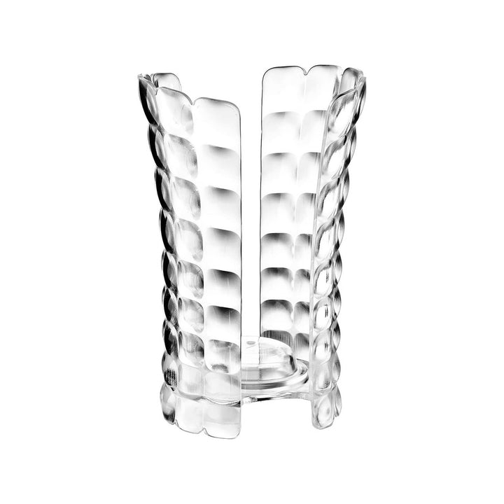 GUZZINI - Portabicchieri Trasparente Linea Tiffany - h18,3x12x10,3 cm.