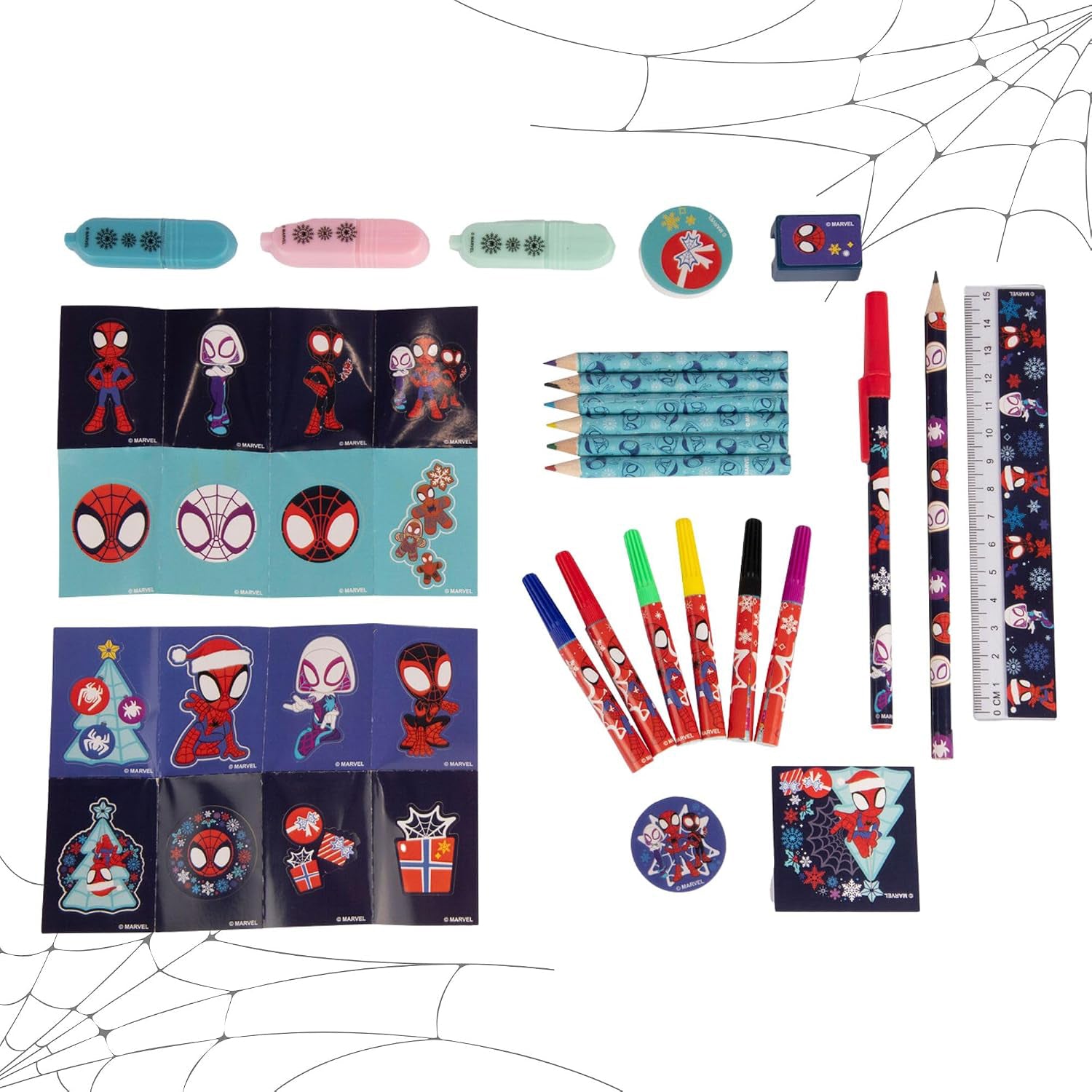 SAMBRO - Calendario dell’Avvento Marvel Spidey and his Amazing Friends 3+ Anni - 24 Sorprese Cancelleria