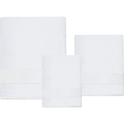 PREZIOSA - Asciugamani Hotellerie in cotone bianco - set 3 pezzi