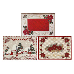 PREZIOSA - Tappeto Natalizio Jacquard Christmas Collection 55x80 cm