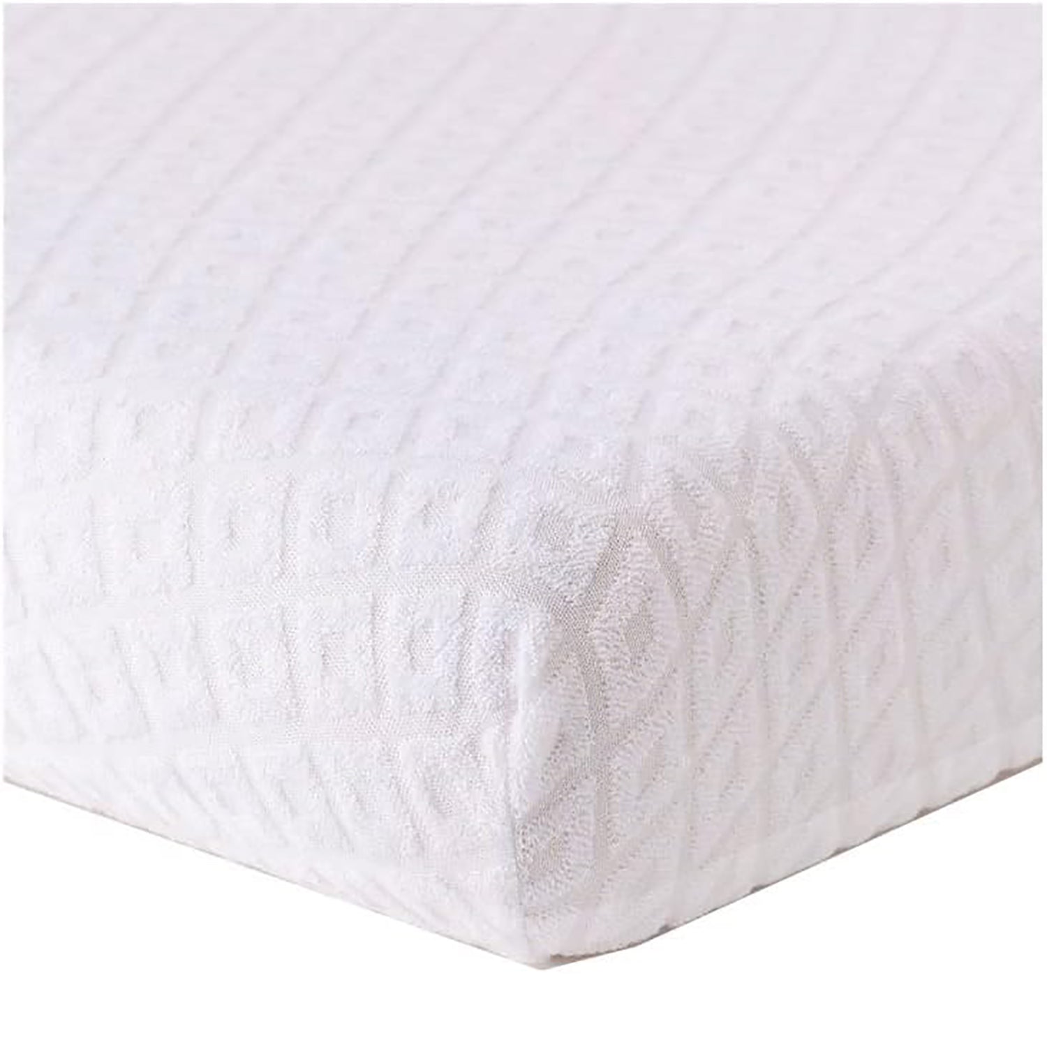 PREZIOSA - Coprimaterasso Matrimoniale Comfort in Spugna Jacquard - h35x185x200 cm