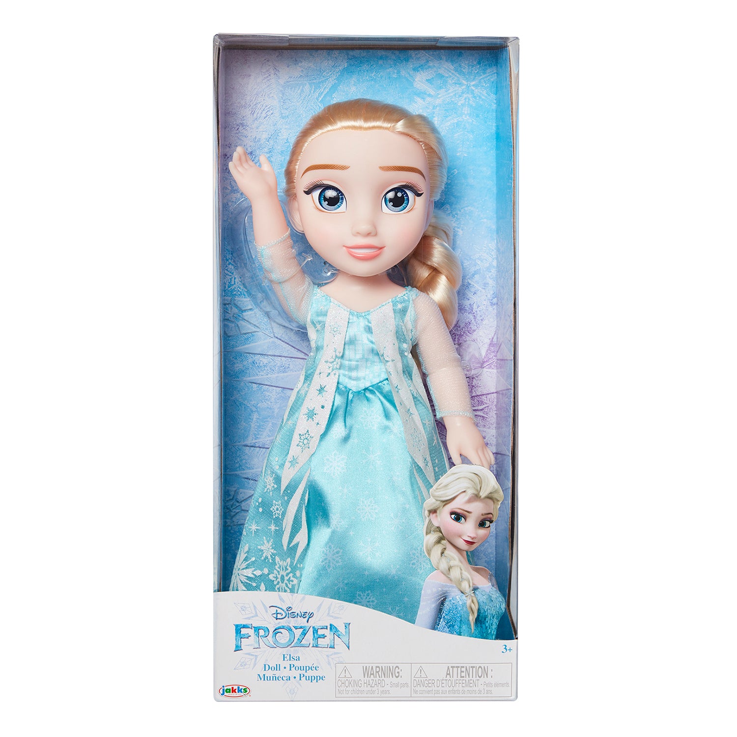 JAKKS - Disney Frozen Bambola Elsa h38 cm