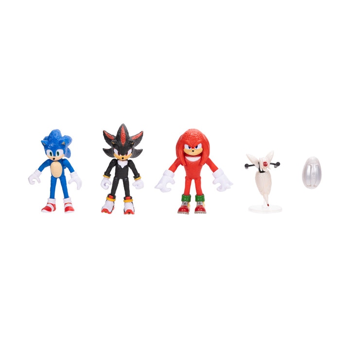 JAKKS - Sonic The Hedgehog 3 Set 5 Figure da Collezione 6 cm
