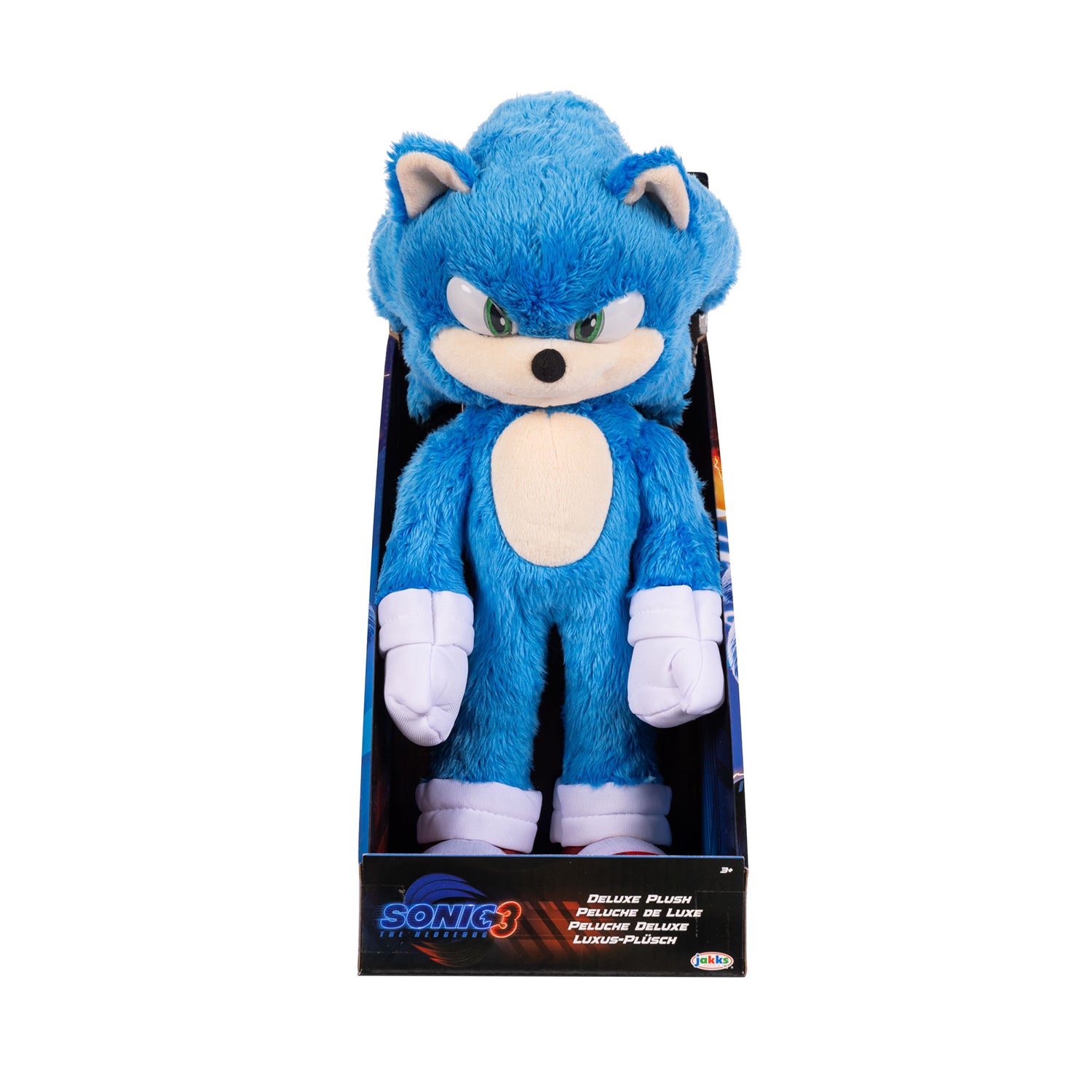 JAKKS - Sonic The Hedgehog 3 Sonic Deluxe Peluche 30 cm