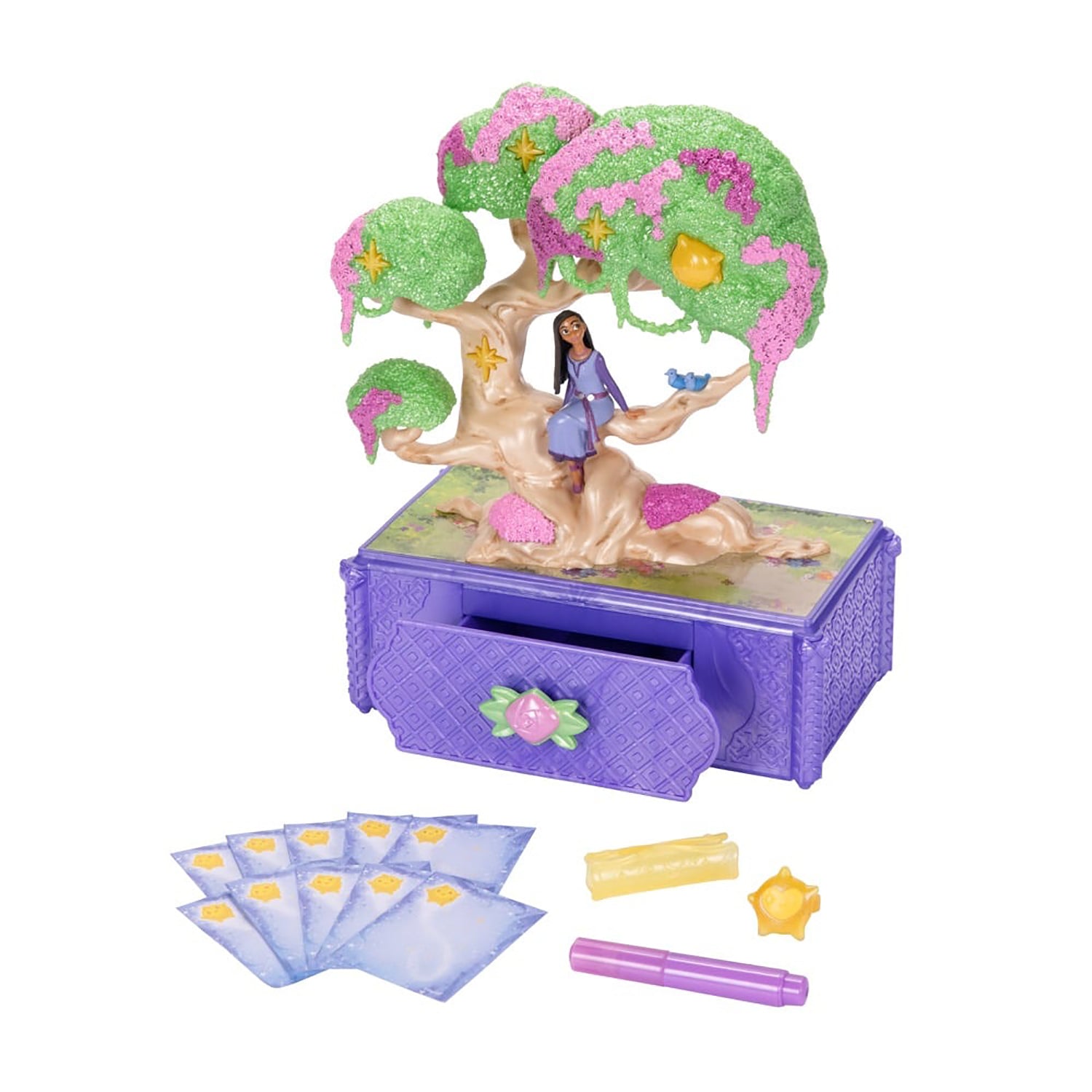 JAKKS - Disney Wish Scatola Portagioie L'albero dei desideri di Asha