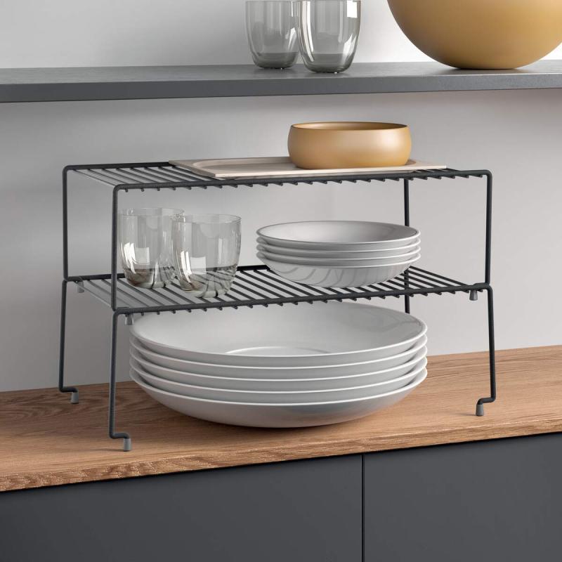 METALTEX - Mensola Sovrapponibile Brooklyn Lava h15x47x23 cm