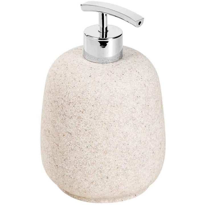 METAFORM - Dispenser sapone Afra sabbia - h16,5 x diametro 10,5 cm