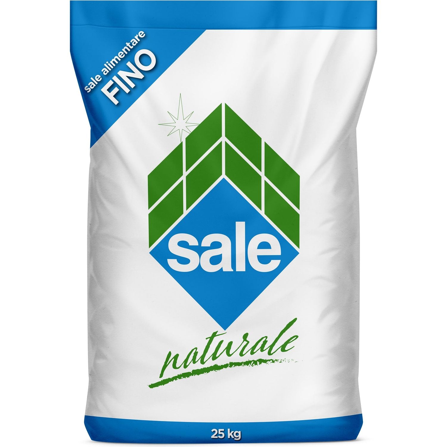 ITALKALI - Sacco sale fino alimentare e per piscine 25 kg