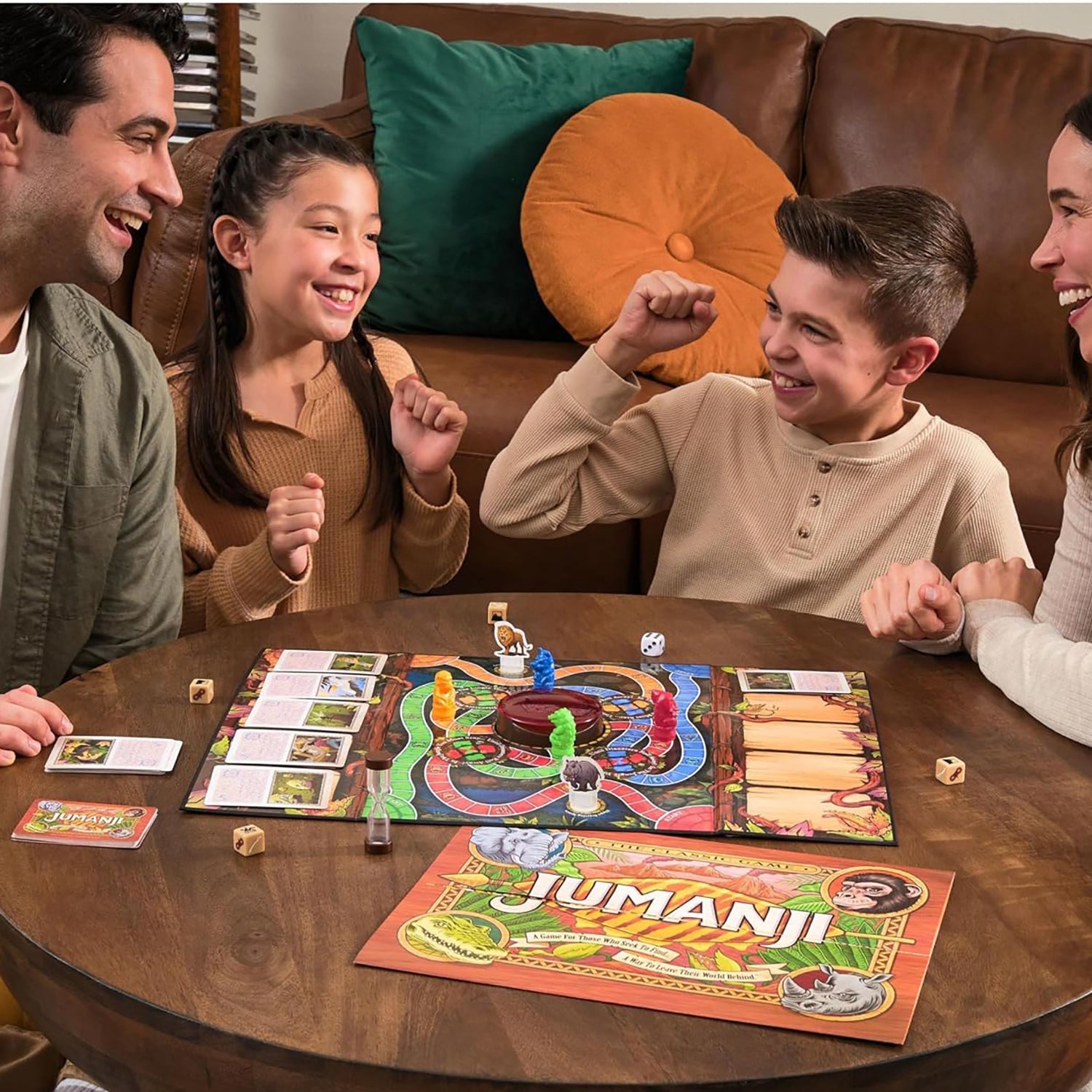 SPIN MASTER - Jumanji Il Gioco Classico Gioco da Tavolo di Avventura 6+ Anni