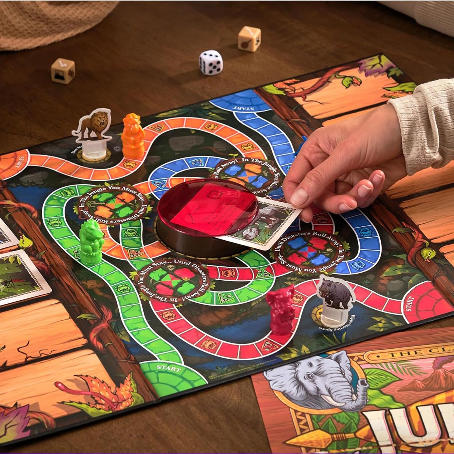 SPIN MASTER - Jumanji Il Gioco Classico Gioco da Tavolo di Avventura 6+ Anni