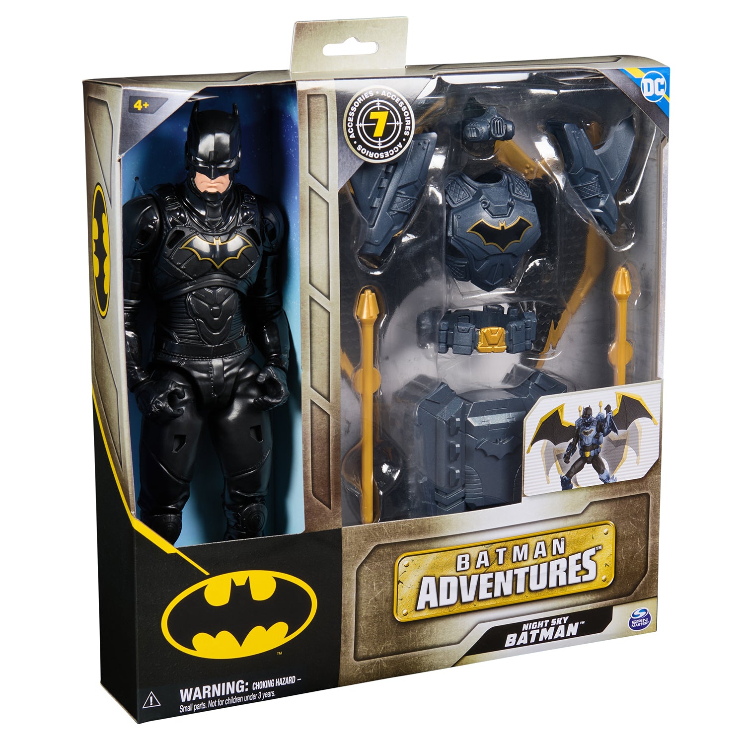 SPIN MASTER - Batman Adventures Batman Night Sky Action Figure in scala 30 cm con accessori