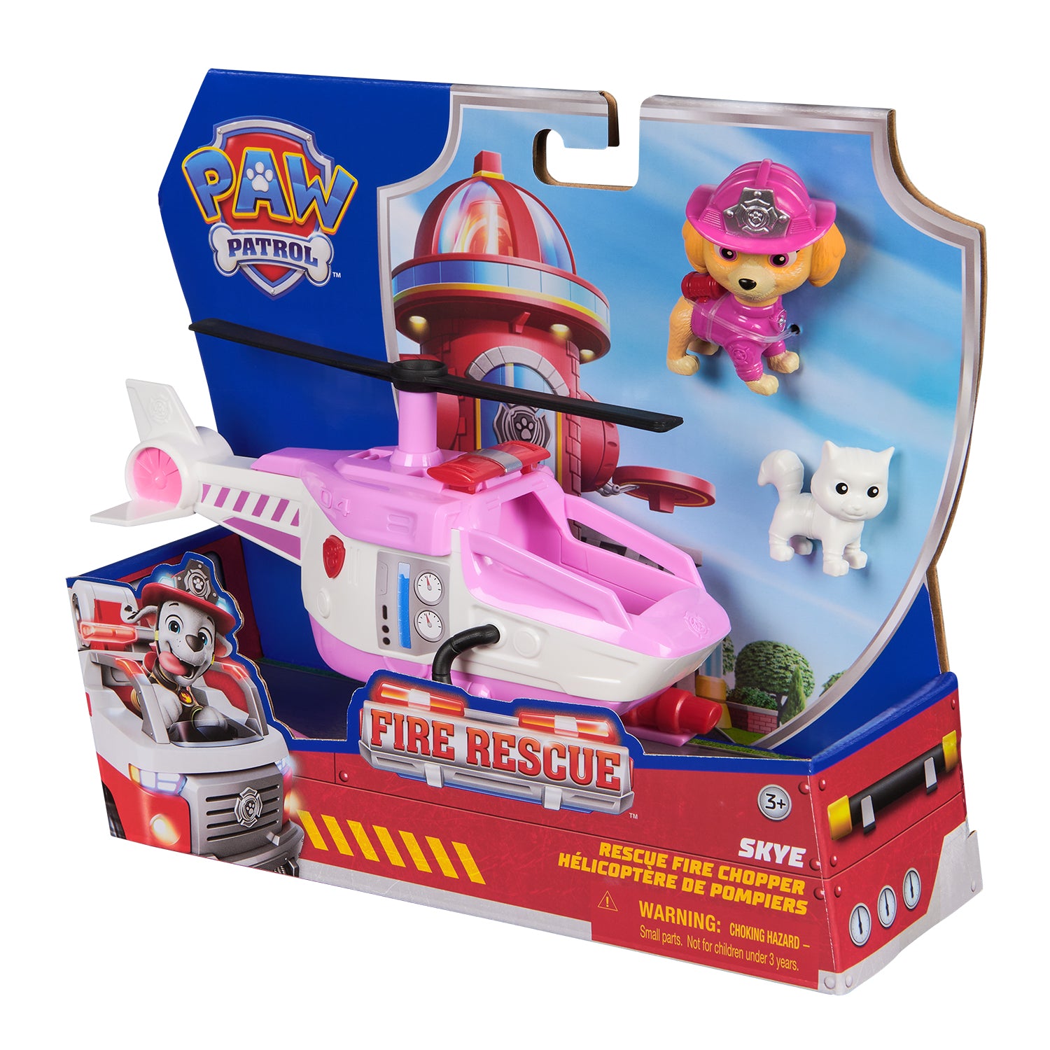 SPIN MASTER - Paw Patrol Fire Rescue Veicolo Antincendio con Personaggio Assortito
