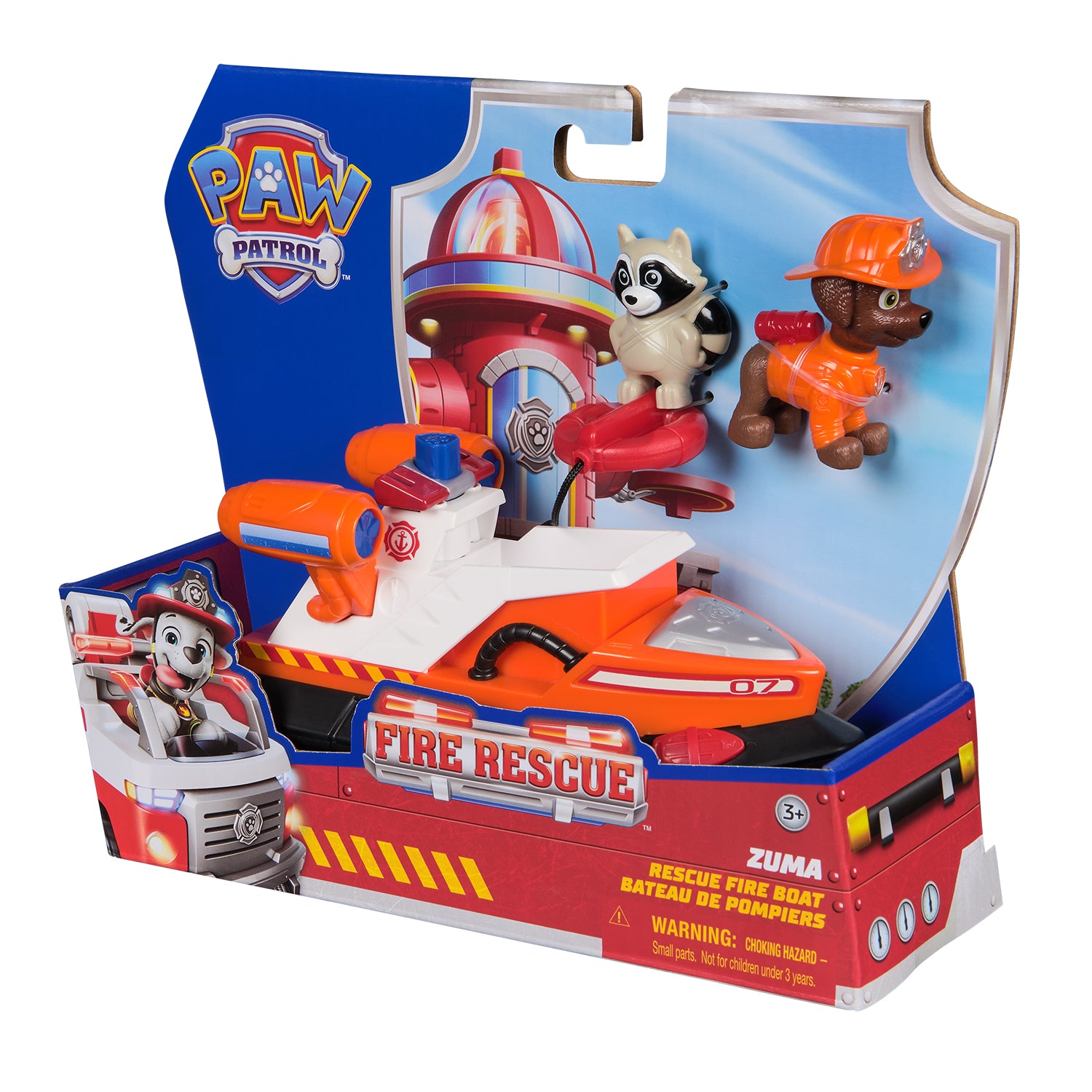 SPIN MASTER - Paw Patrol Fire Rescue Veicolo Antincendio con Personaggio Assortito
