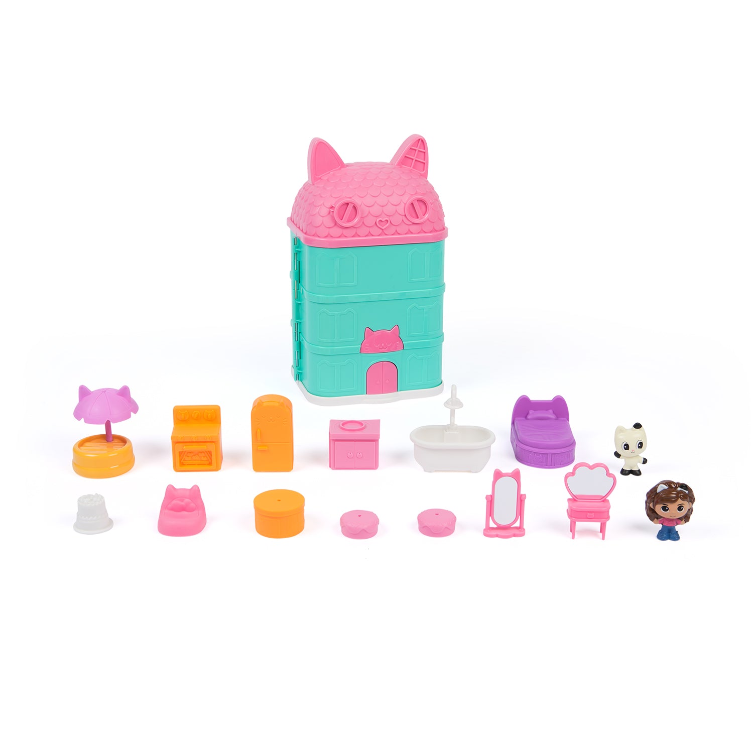SPIN MASTER - Gabby’s Dollhouse Playset Casa delle Bambole con Gabby, Pandy e Accessori 3+ Anni