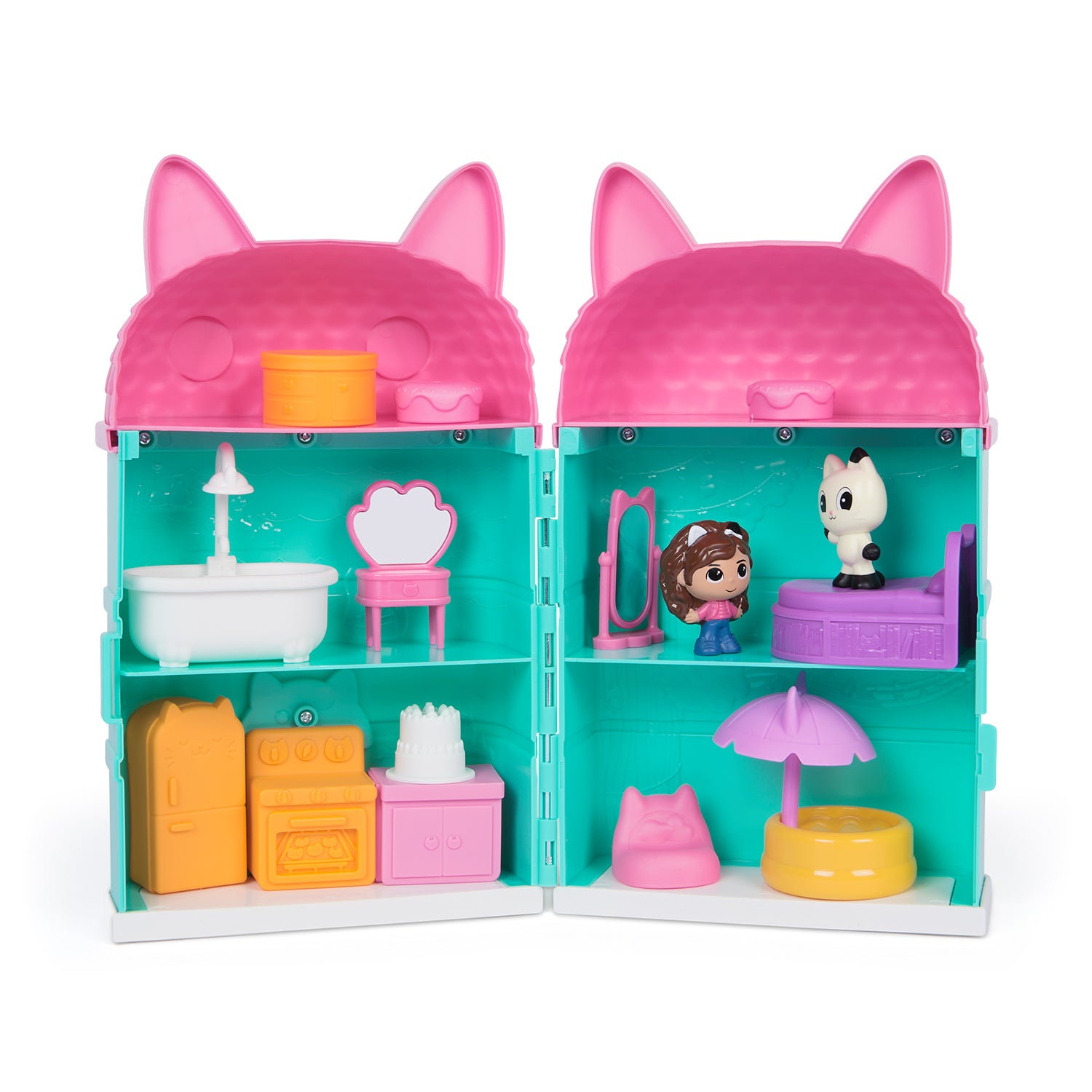 SPIN MASTER - Gabby’s Dollhouse Playset Casa delle Bambole con Gabby, Pandy e Accessori 3+ Anni