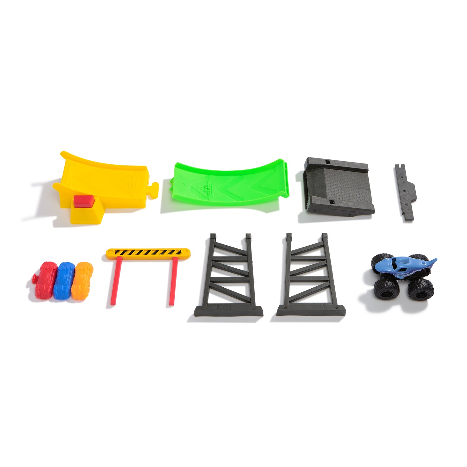 SPIN MASTER - Monster Jam Stunt Playset con Monster Truck 1:72