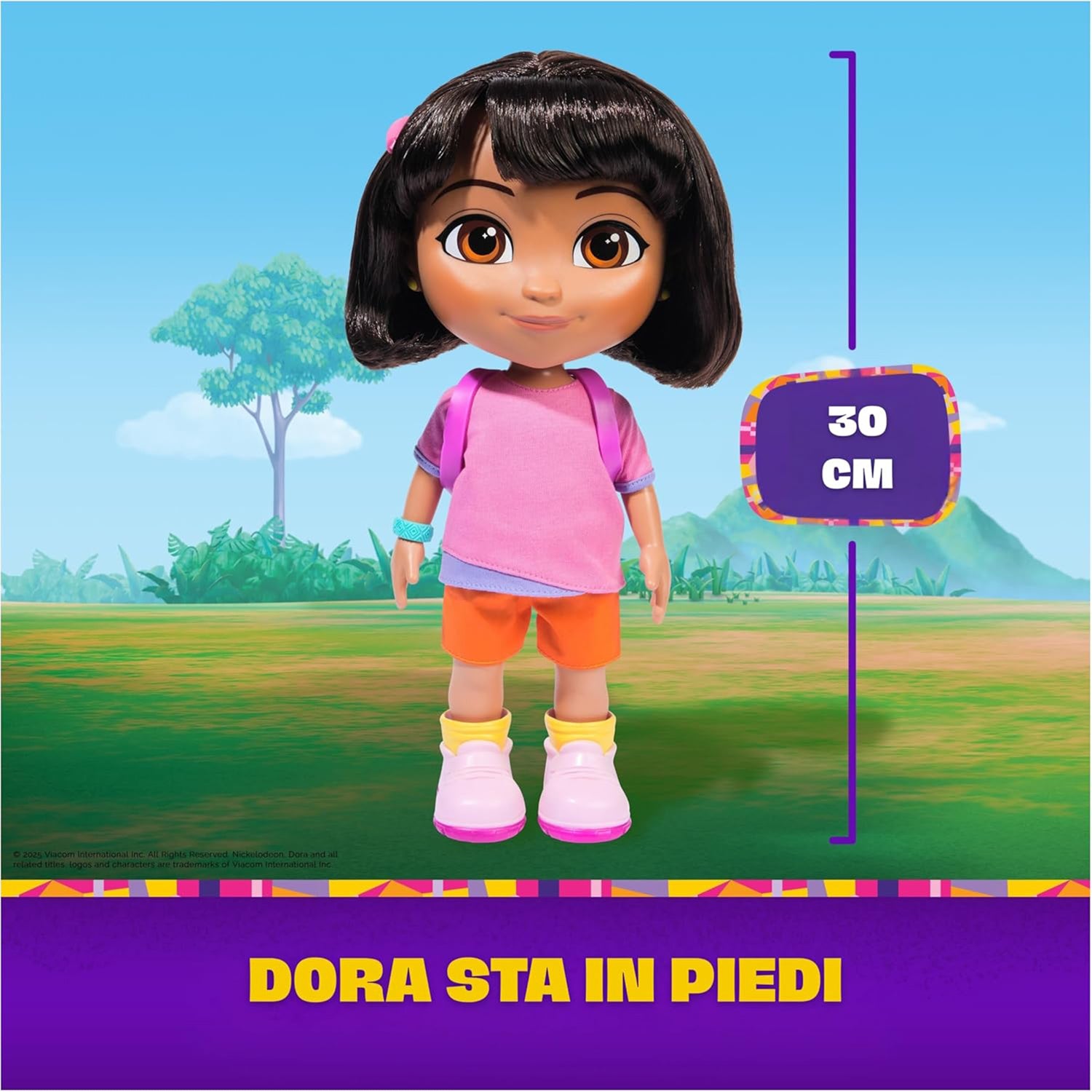 SPIN MASTER - Dora l'Esploratrice Bambola Interattiva Canta ed Esplora h30,4 cm