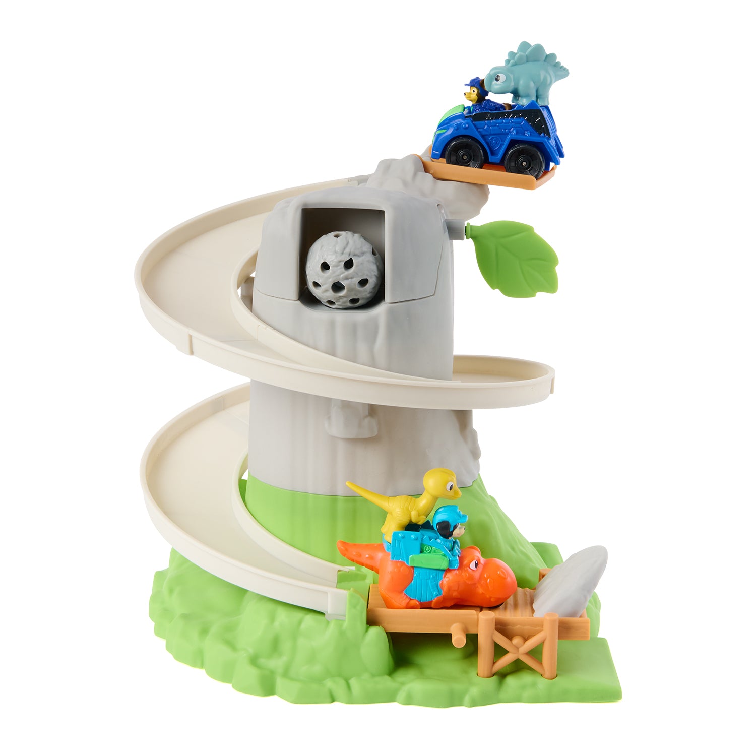 SPIN MASTER - PAW Patrol The Dino Movie Jungle Rockslide Rescue Playset con Chase e Veicolo 3+ Anni