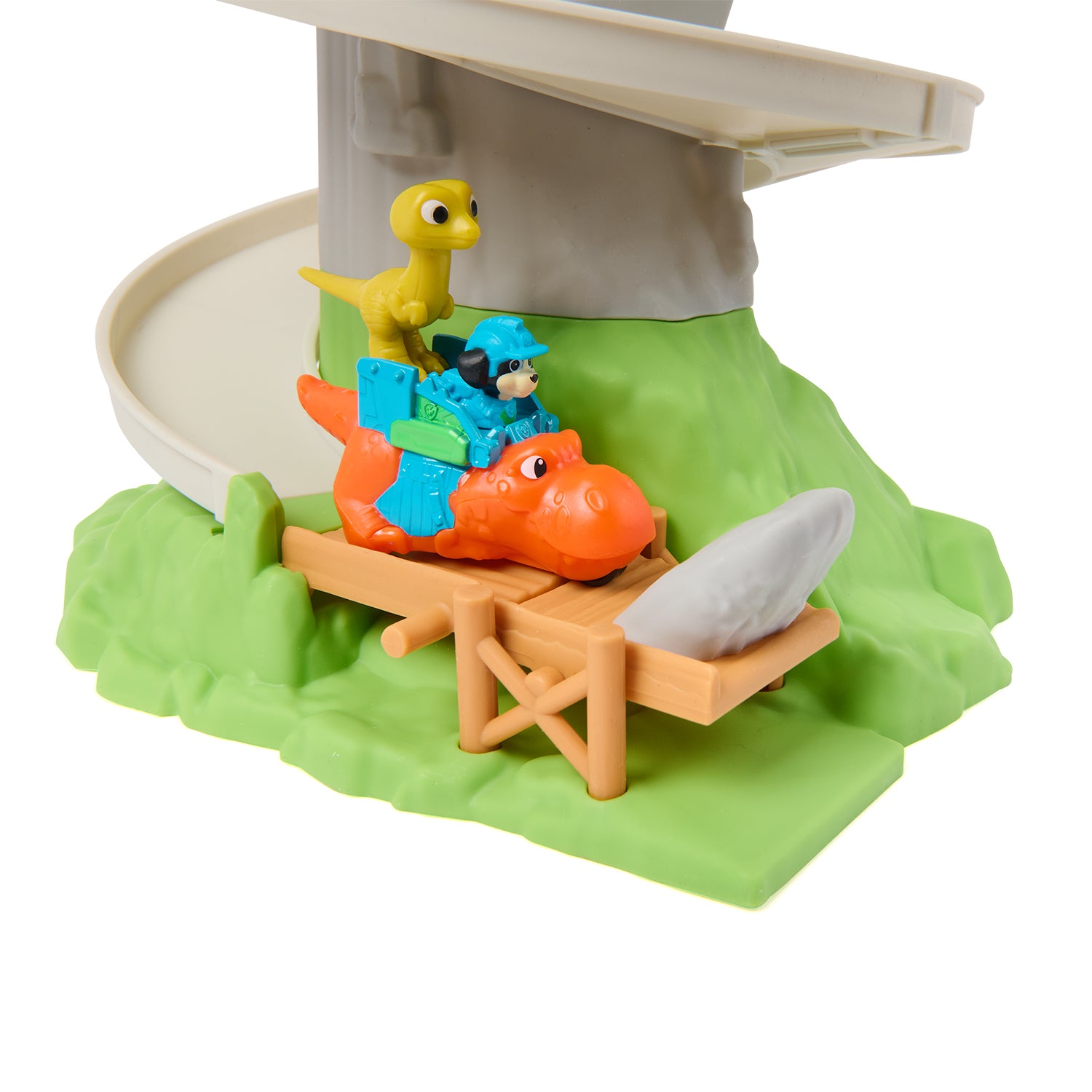 SPIN MASTER - PAW Patrol The Dino Movie Jungle Rockslide Rescue Playset con Chase e Veicolo 3+ Anni