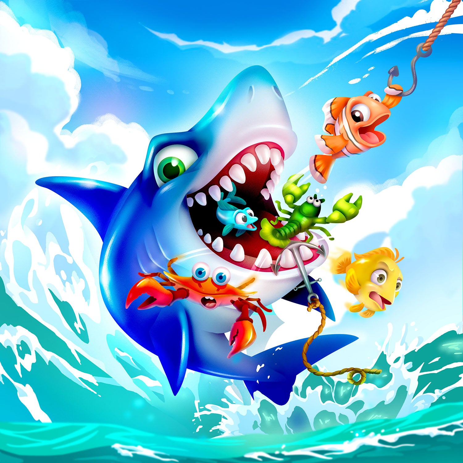 GOLIATH - Sfida lo Squalo Gioco da Tavolo