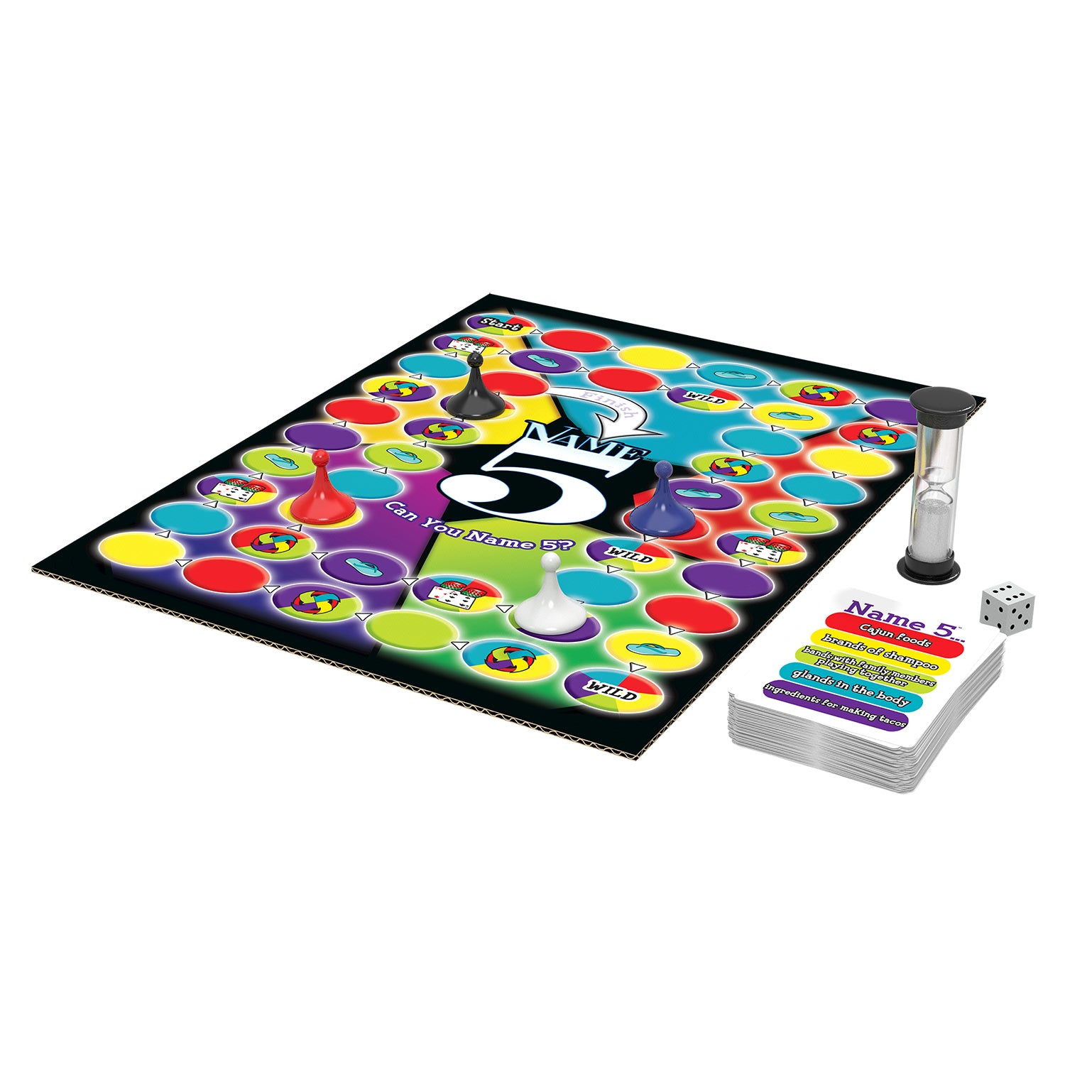 GOLIATH - Sparane 5 Gioco da Tavolo di Parole e Velocità con 800 Sfide 12+ Anni