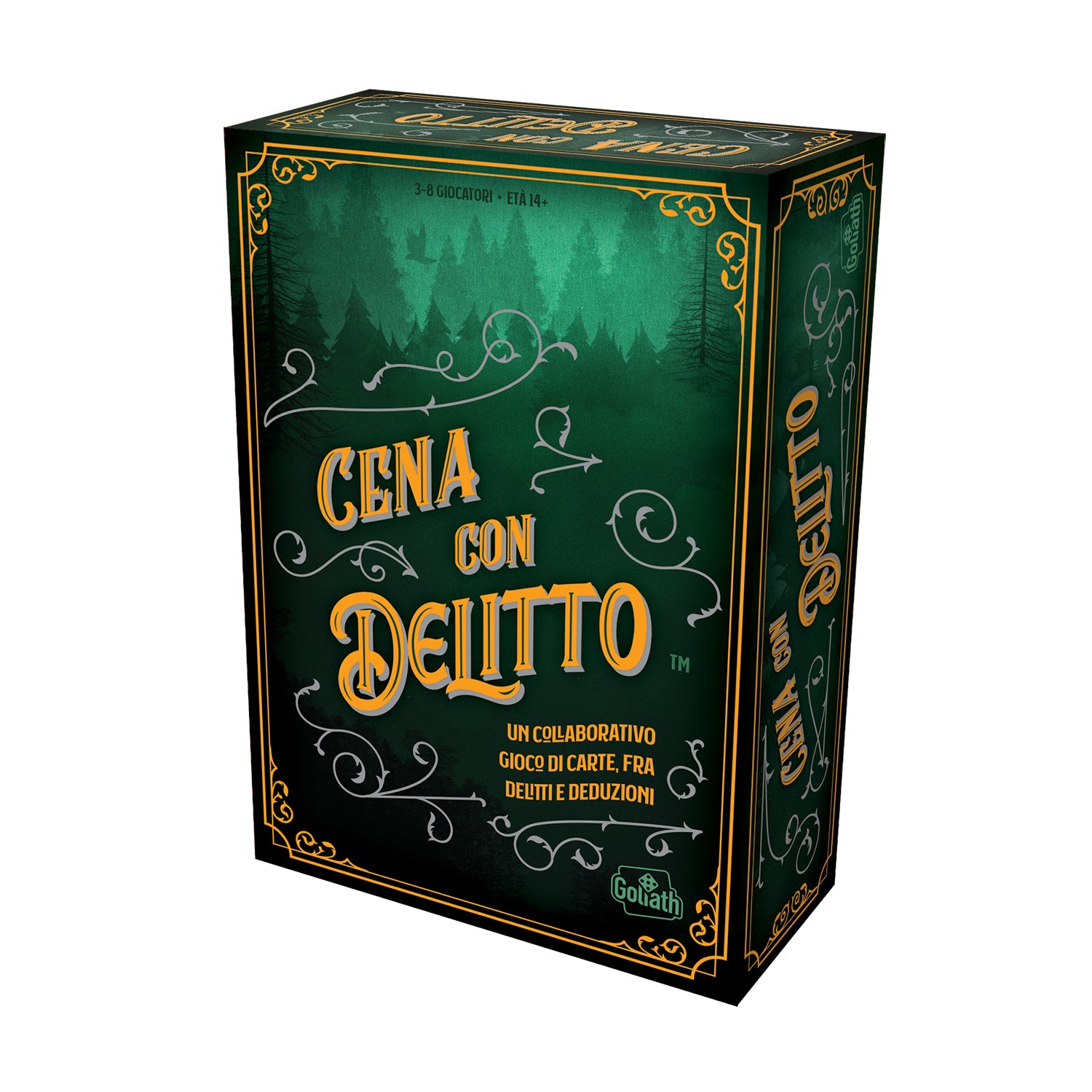 GOLIATH - Cena con Delitto Gioco da Tavolo Investigativo 14+ Anni