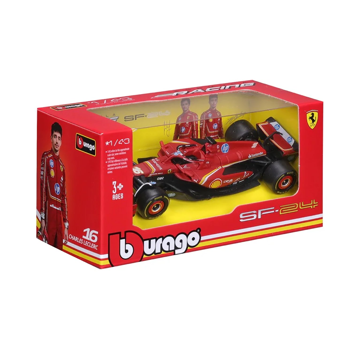 BBURAGO - Bburago Formula Racing F1 Ferrari SF-24 #16 Leclerc - 1:43