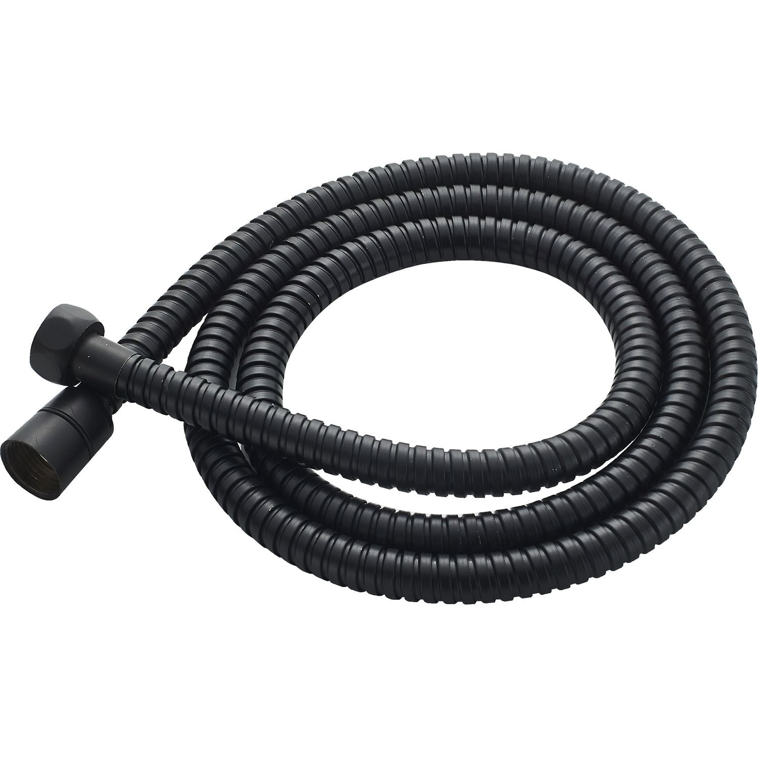 IDRO BRIC - Flessibile Doccia in Acciaio inox Nero - Lunghezza 150 cm