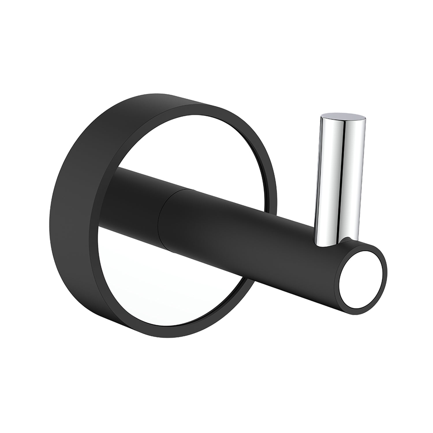 IDRO-BRIC - Porta Abito in Acciaio e ABS nero 1 posto Linea Fusion