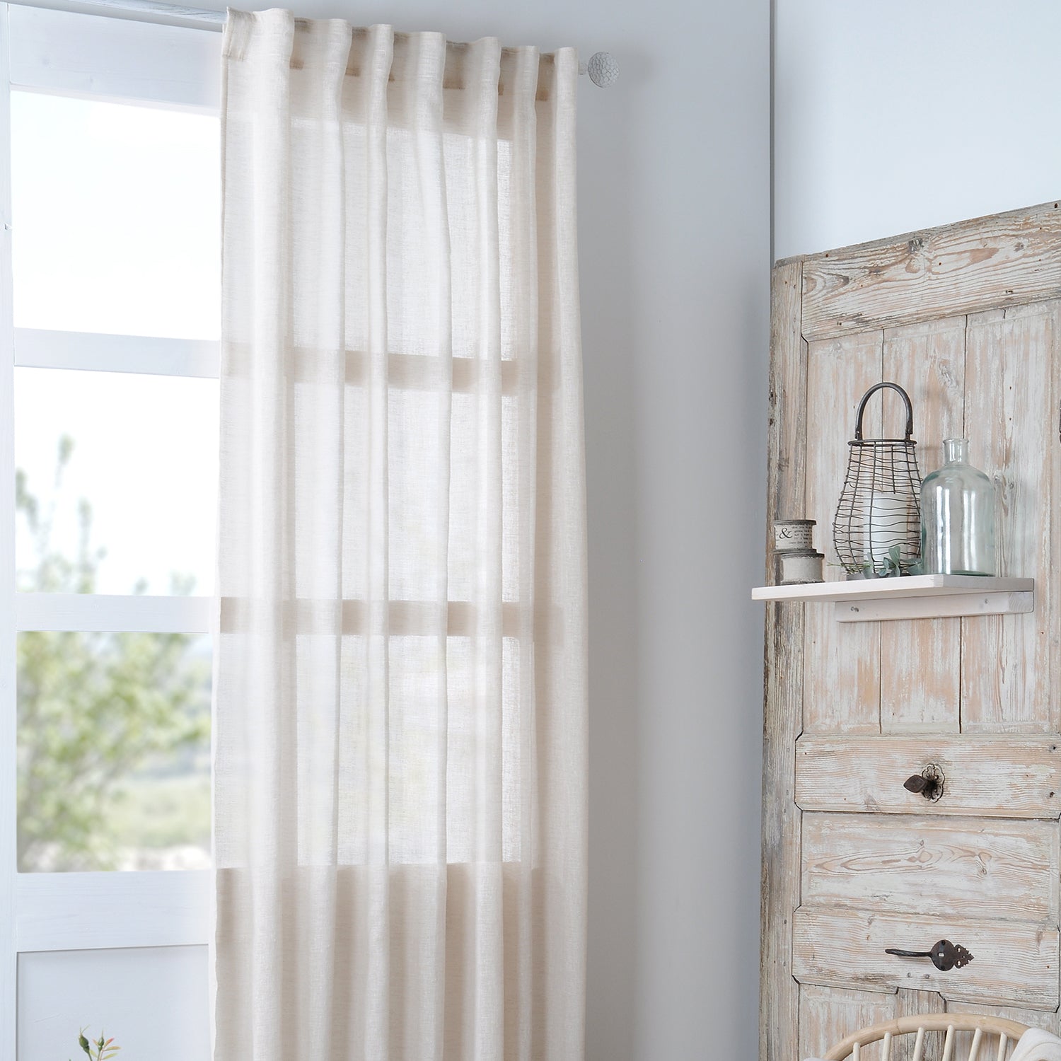 STOF - Tenda Madrid Voile Naturale Linea Lovely Casa 140x280 cm