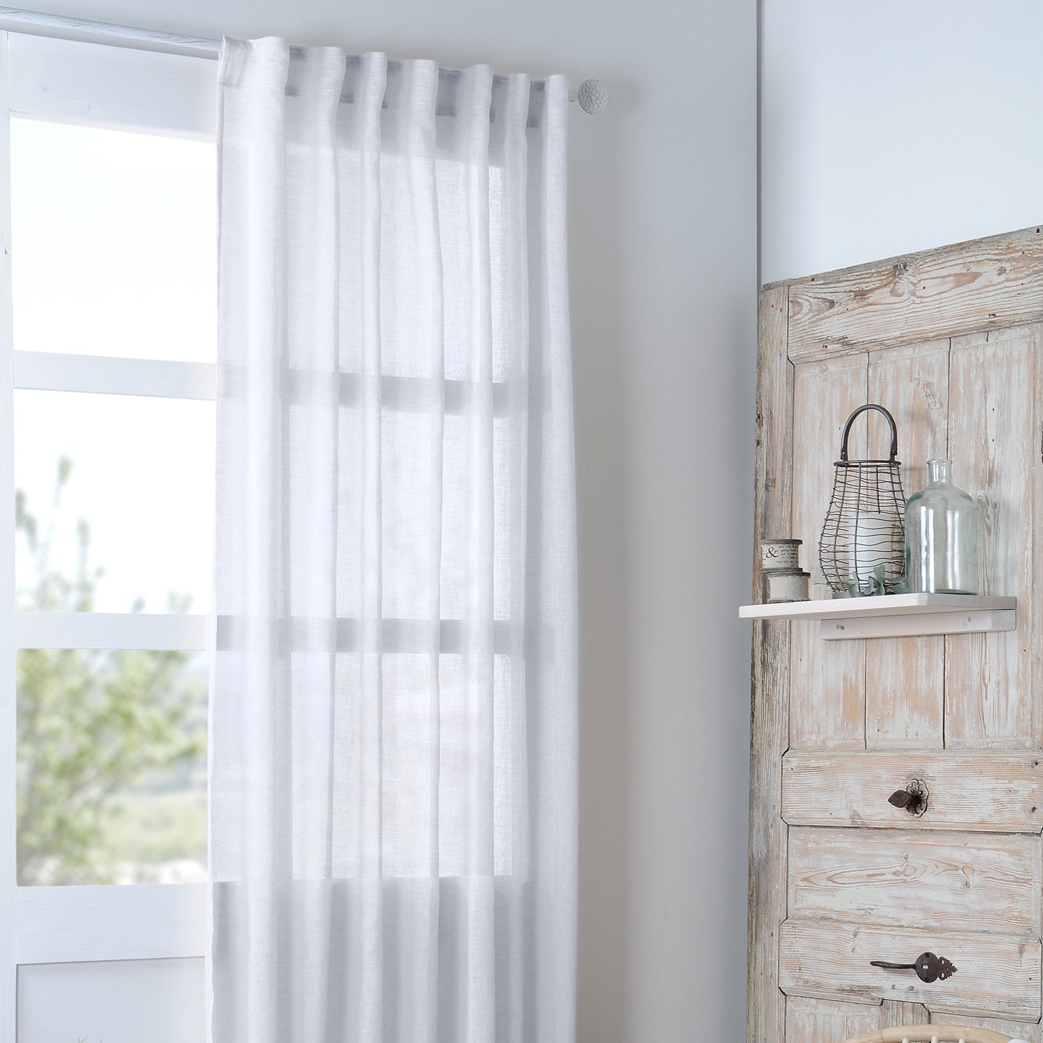 STOF - Tenda Madrid Voile Bianca Linea Lovely Casa 140x280 cm