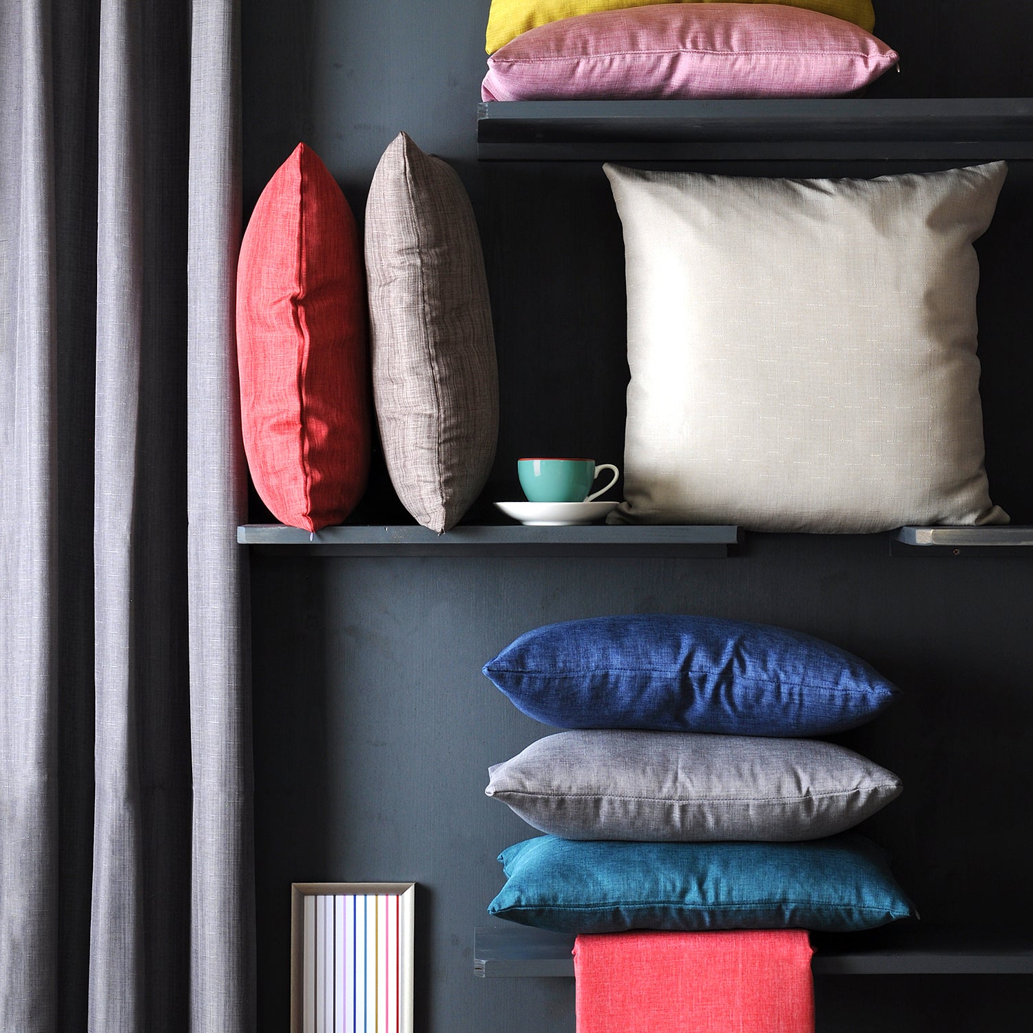 STOF - Tenda Bea Turchese Linea Lovely Casa 140x280 cm