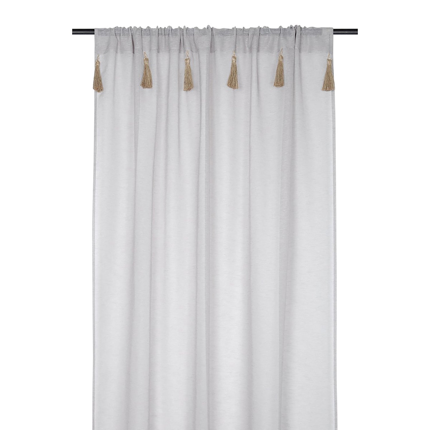 STOF - Tenda Ibiza Voile Naturale Linea Lovely Casa 140x260 cm