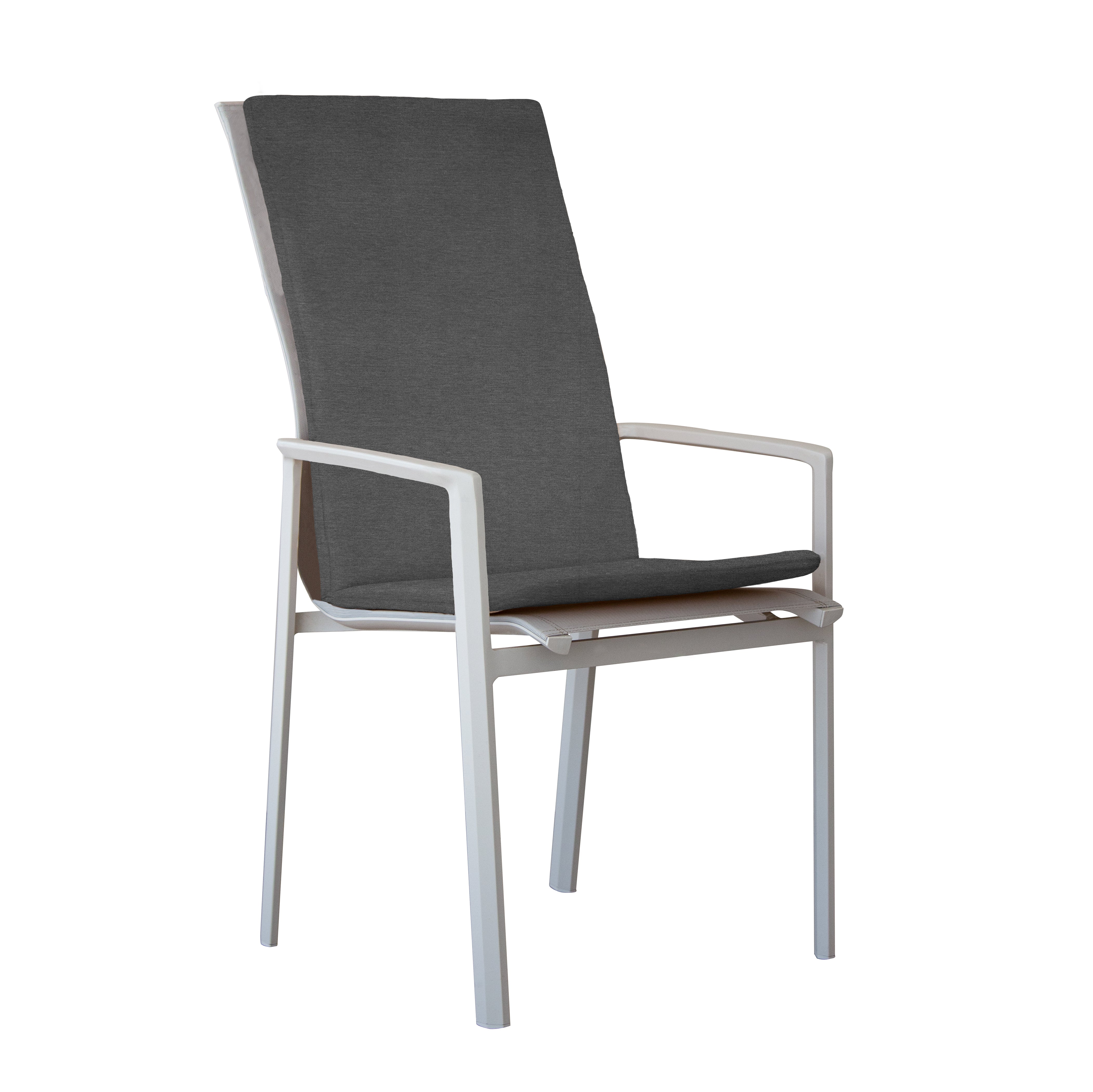 GEMITEX - Cuscino Monoblocco Alto Tinta Unita Grigio Scuro 120x48 cm