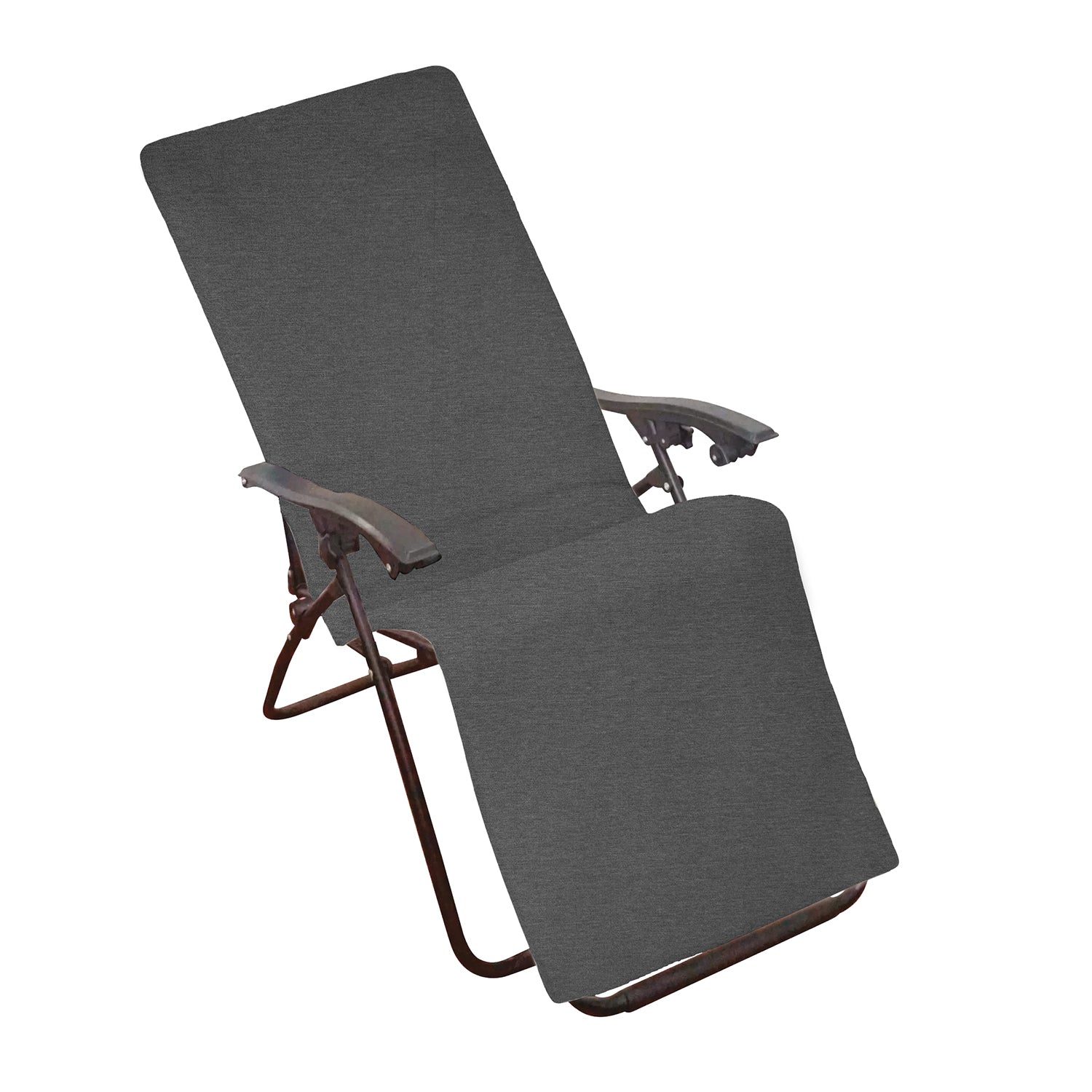 GEMITEX - Cuscino Monoblocco Alto con prolunga Tinta Unita Grigio Scuro 165x48 cm