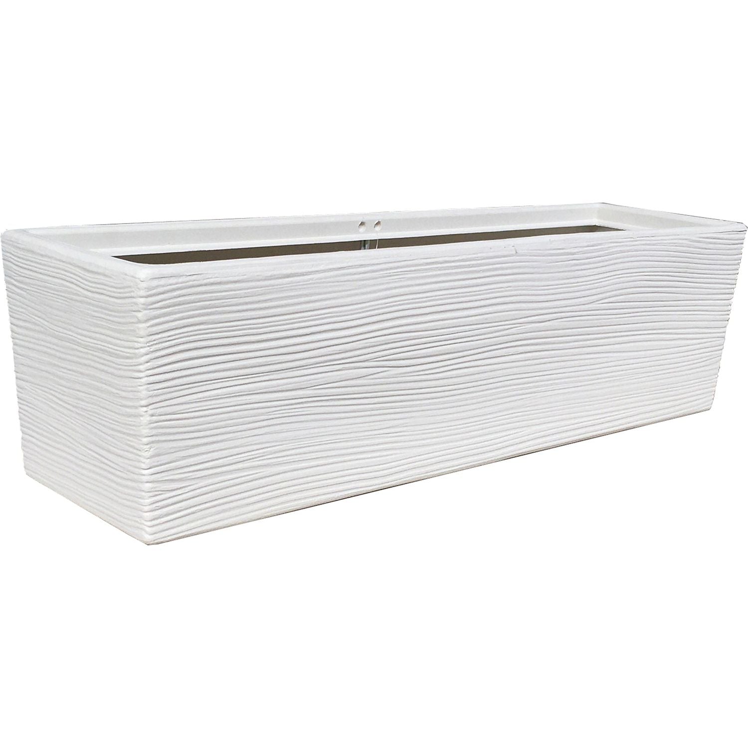 TELCOM - Vaso Balconetta Shabby Bianco Perla Linea Vasar Class Collection - h22x78x22 cm