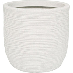 TELCOM - Vaso Conchino Shabby Bianco Perla Class Collection - h26 cm diametro 27 cm
