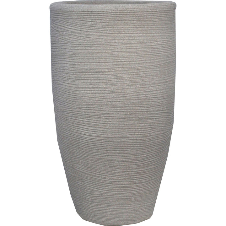 TELCOM - Vaso Tronco Conico alto Shabby Corda Linea Vasar Class Collection - h70 cm diametro 40 cm