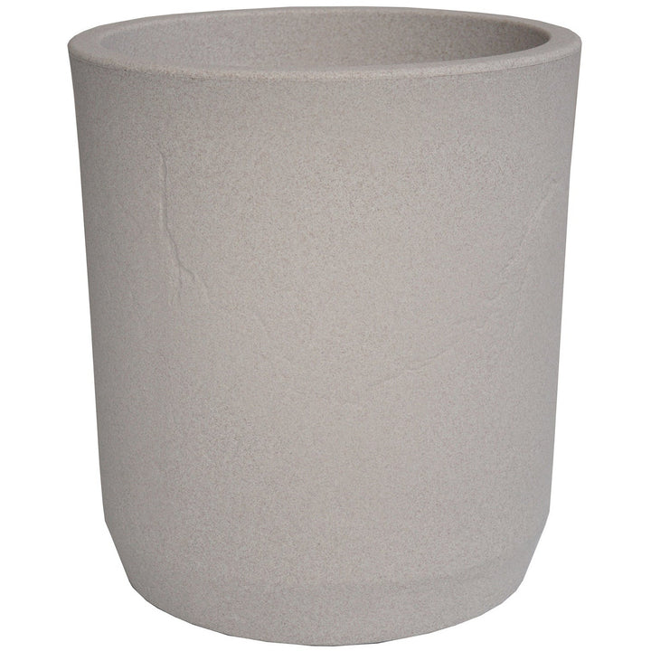 TELCOM - Vaso Cilindro Ardesia Quarzo Linea Vasar Class Collection - h41 cm diametro 36 cm