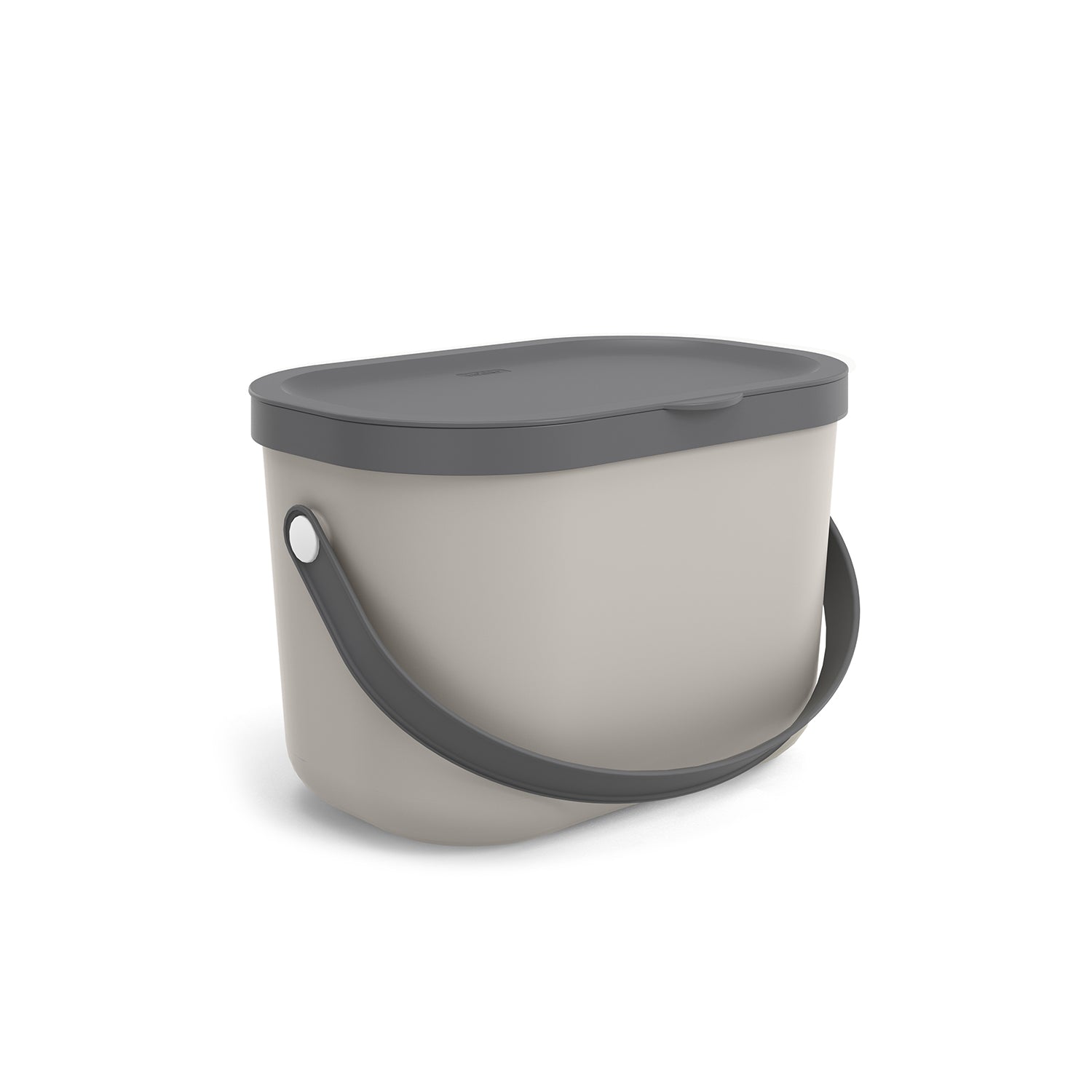 ROTHO  - Pattumiera Albula Cappuccino 3,2 litri - h14,7x22,2x17,2 cm