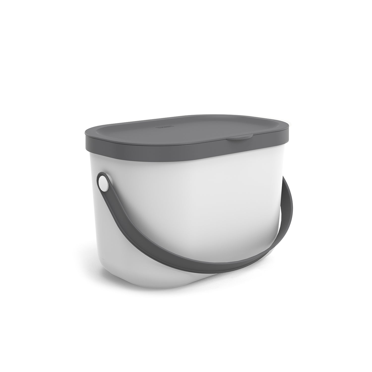 ROTHO  - Pattumiera Albula Bianca 3,2 litri - h14,7x22,2x17,2 cm