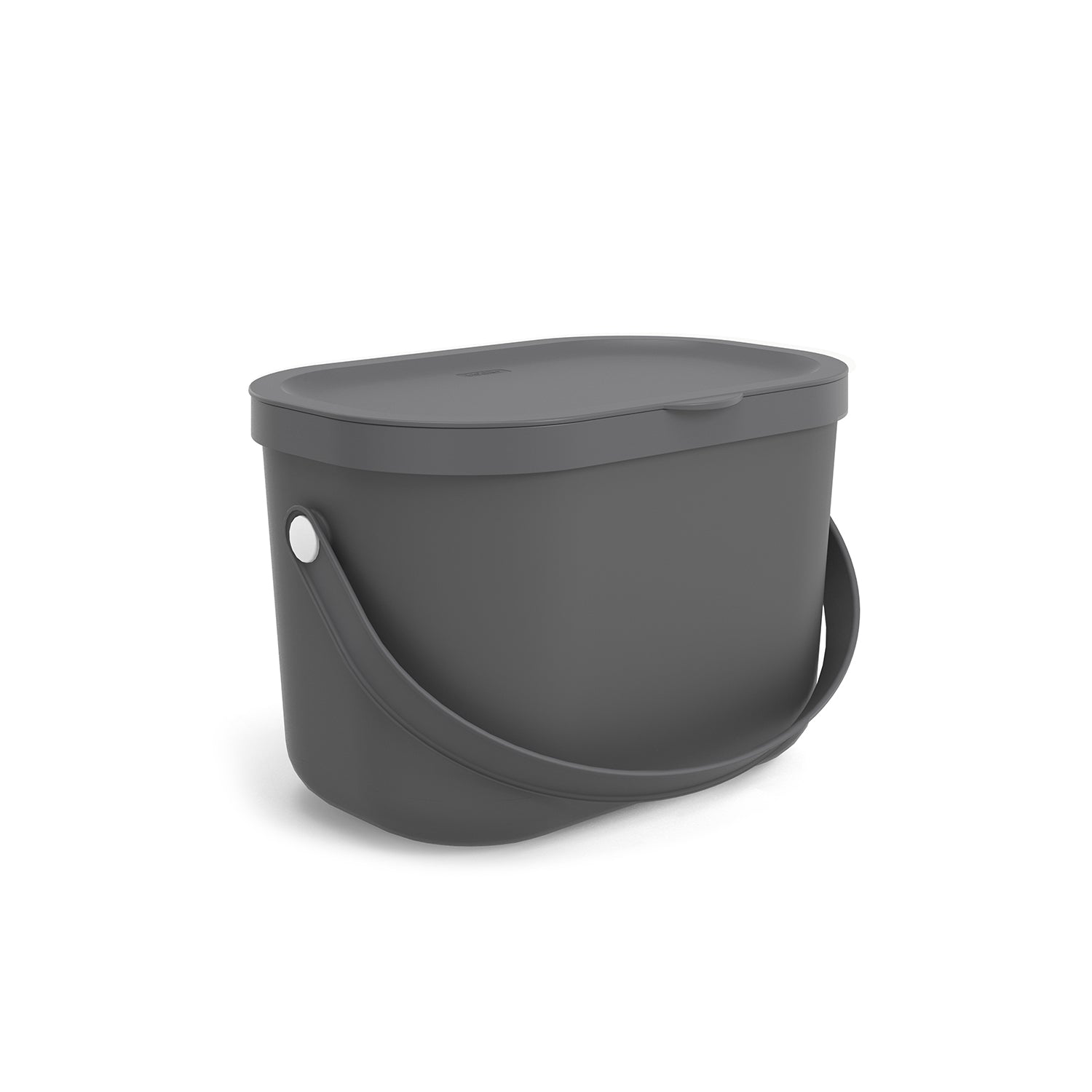 ROTHO  - Pattumiera Albula Antracite 3,2 litri - h14,7x22,2x17,2 cm