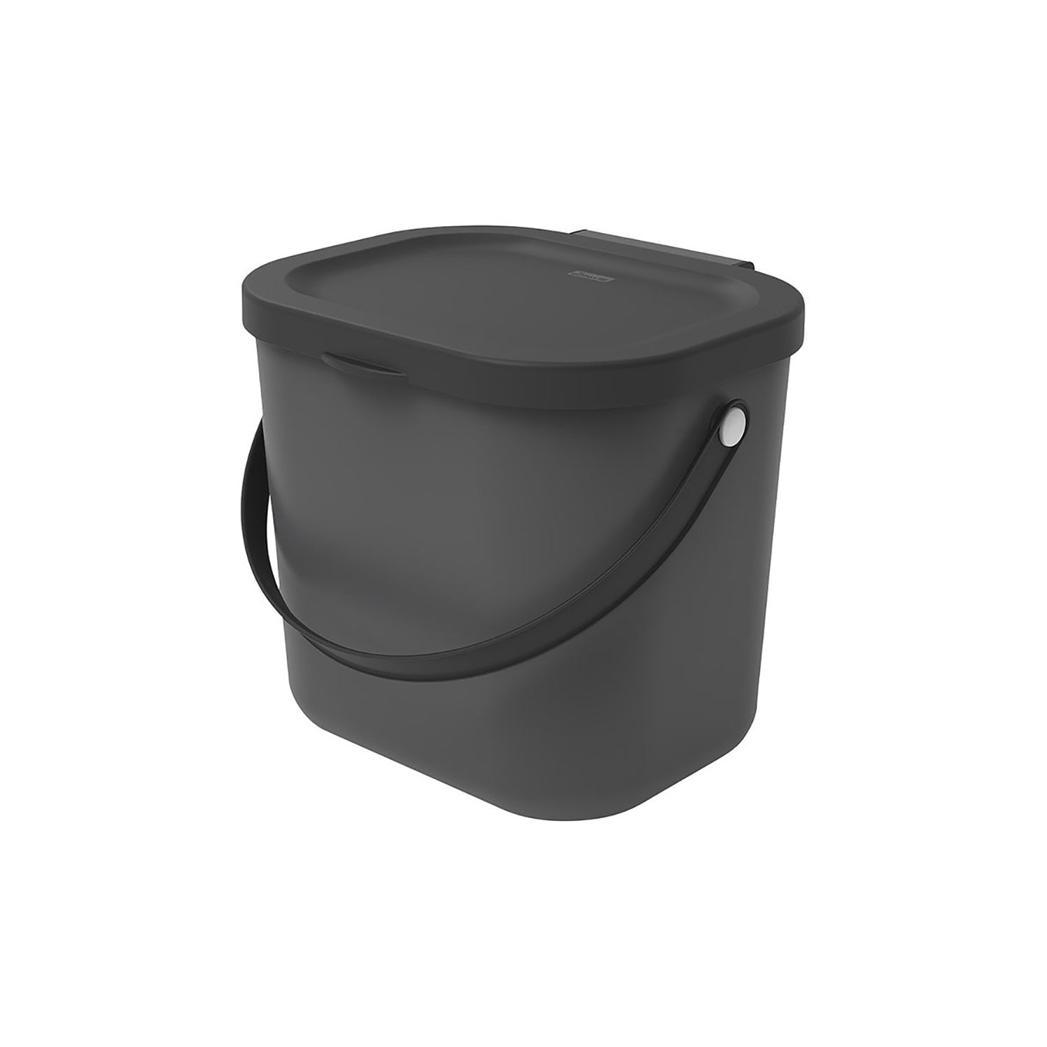 ROTHO - Pattumiera Albula Antracite 6 litri - h20,8x23,5x20 cm