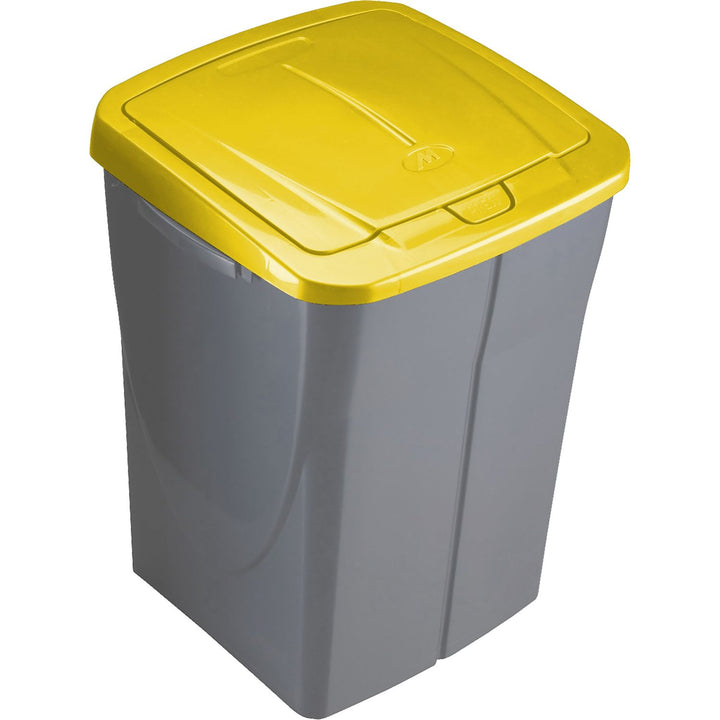 M-HOME - Pattumiera Raccolta Differenziata Ecobin 45 Cop. Giallo 45 Litri