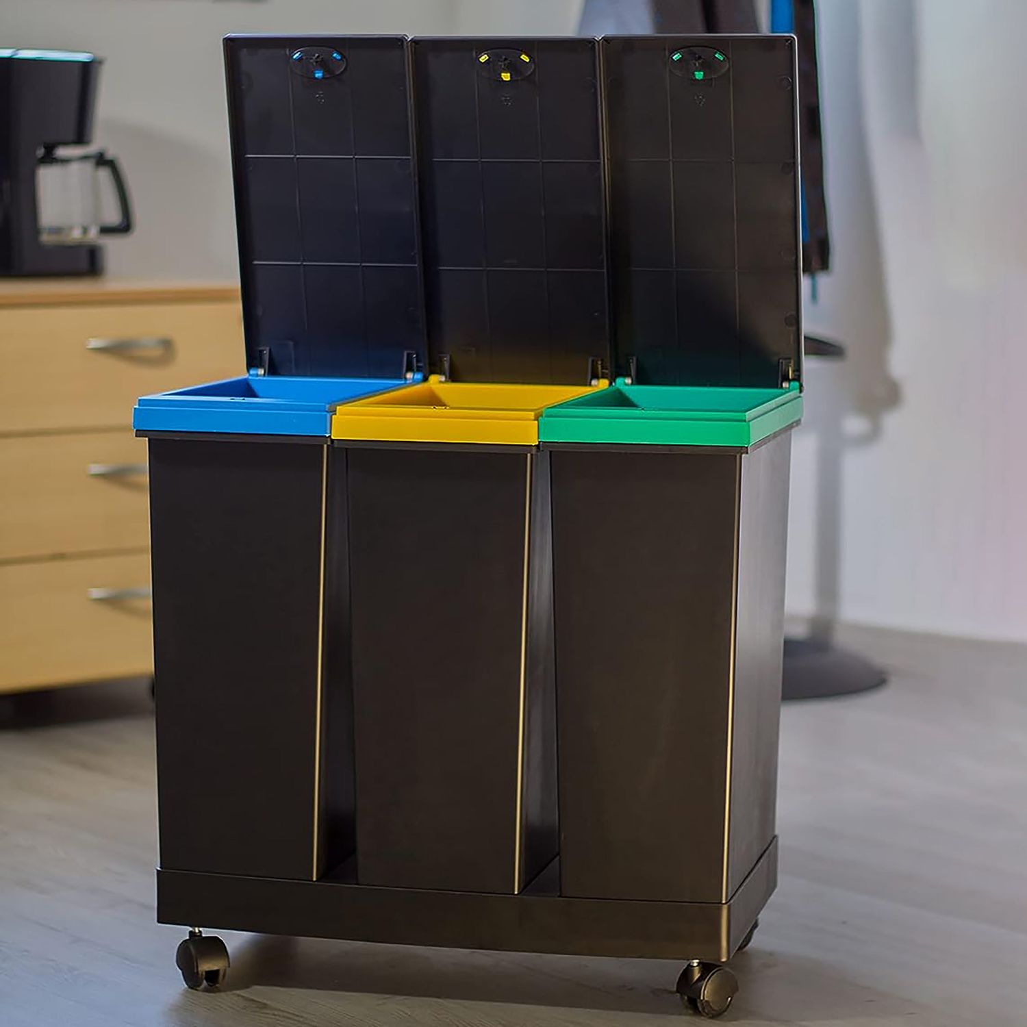 SMARTY - Contenitore per la Raccolta Differenziata EcoSmartBin - set 3 pezzi