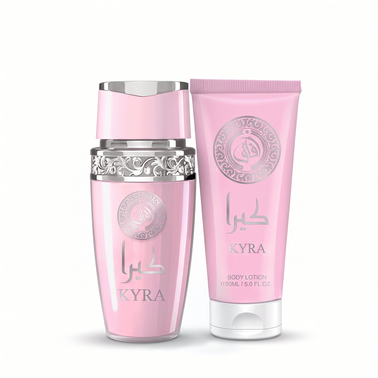 AFAQ - Set Regalo Donna Kyra 2 Pezzi - Con Eau de Parfum 100 ml e Crema Corpo 150 ml