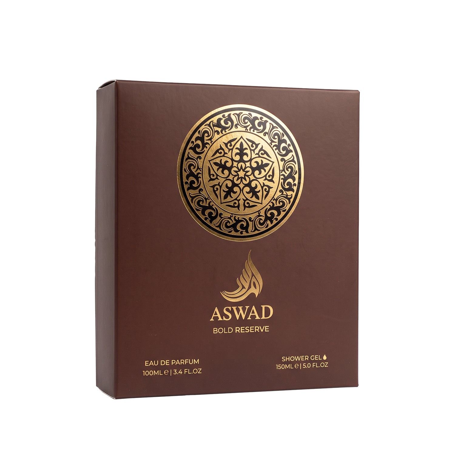 AFAQ - Set Regalo Uomo Aswad Bold Reserve 2 Pezzi - Con Eau de Parfum 100 ml e Gel Doccia 150 ml