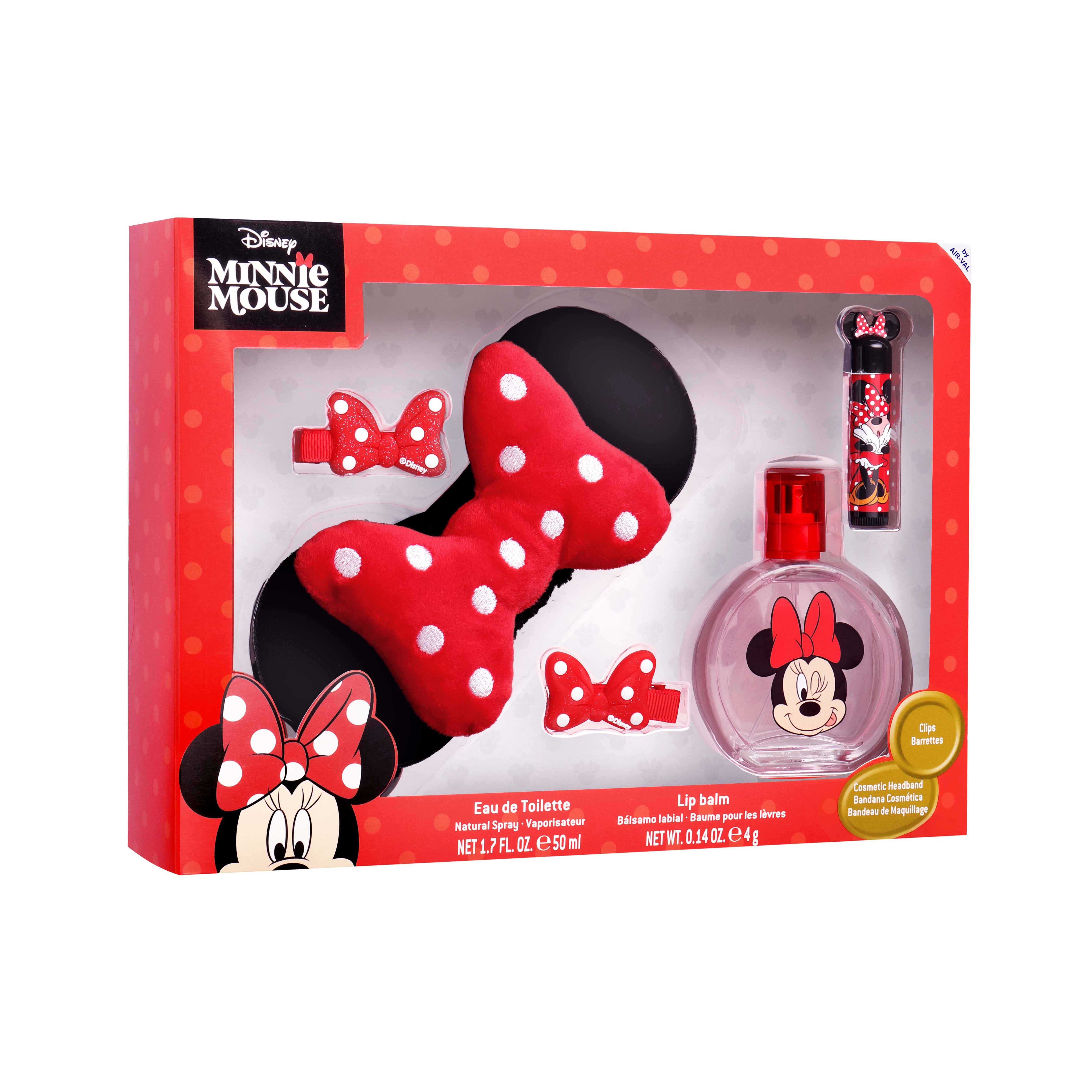 AIR-VAL - Disney Minnie Mouse Set Regalo Profumo e Accessori