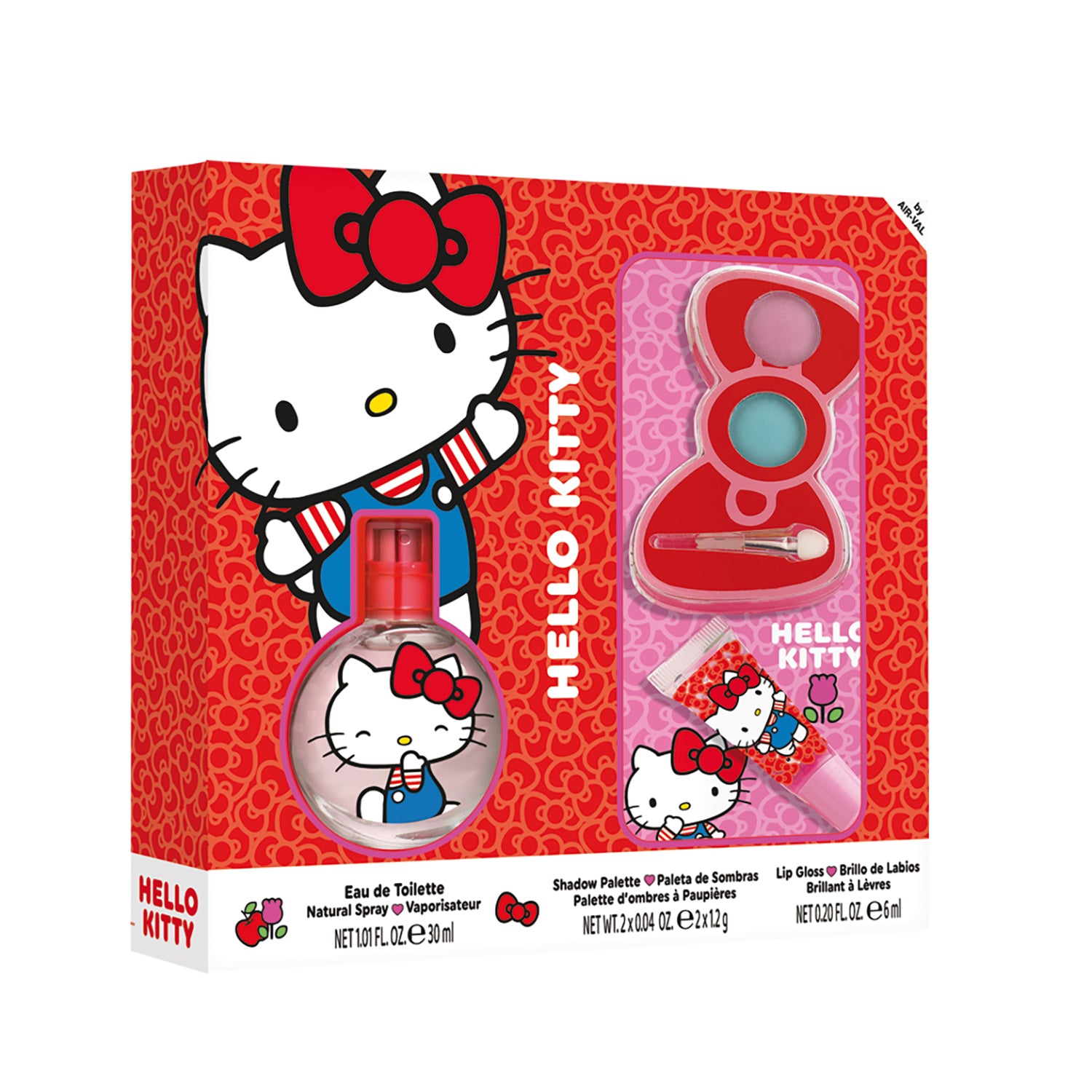 Set Borraccia Hello Kitty In Acciaio 400 Ml Con Cannuccia E Adesivi - Per Scuola E Sport, Regalo Bambine