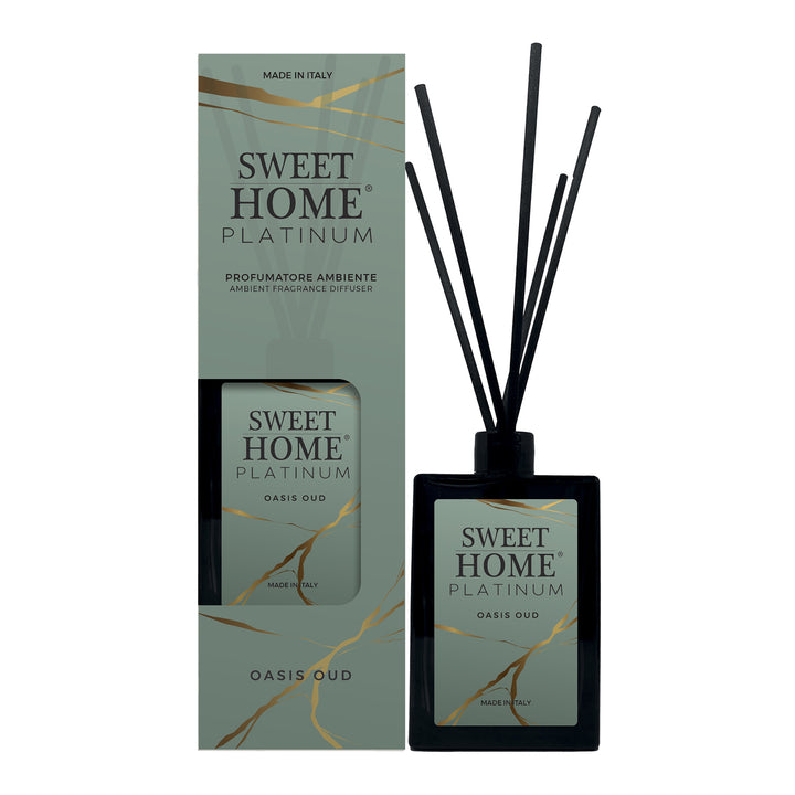 SUAREZ COMPANY - Sweet Home Platinum Profumatore Ambiente Oasis Oud 500 ml